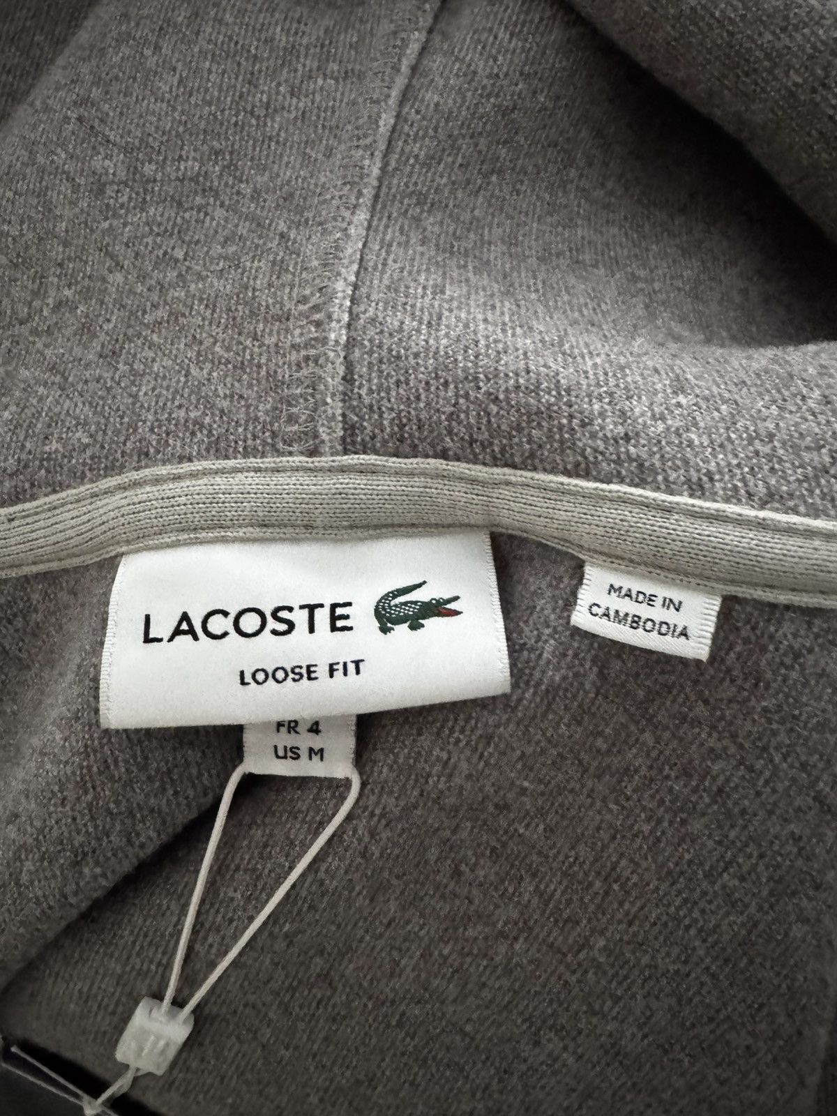Lacoste Men’s loose fit zip up hoodie Size US M / EU 48-50 / 2 - 6 Thumbnail