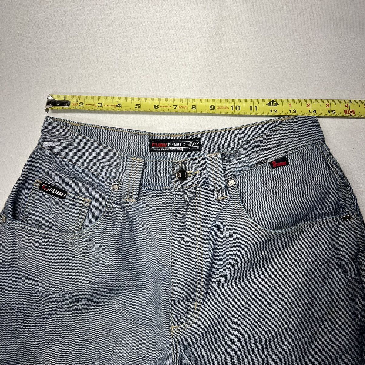 Fubu × Vintage Fubu Jeans 32X34 Baggy Straight Reverse Blue 90s Y2K Size US 32 / EU 48 - 23 Thumbnail