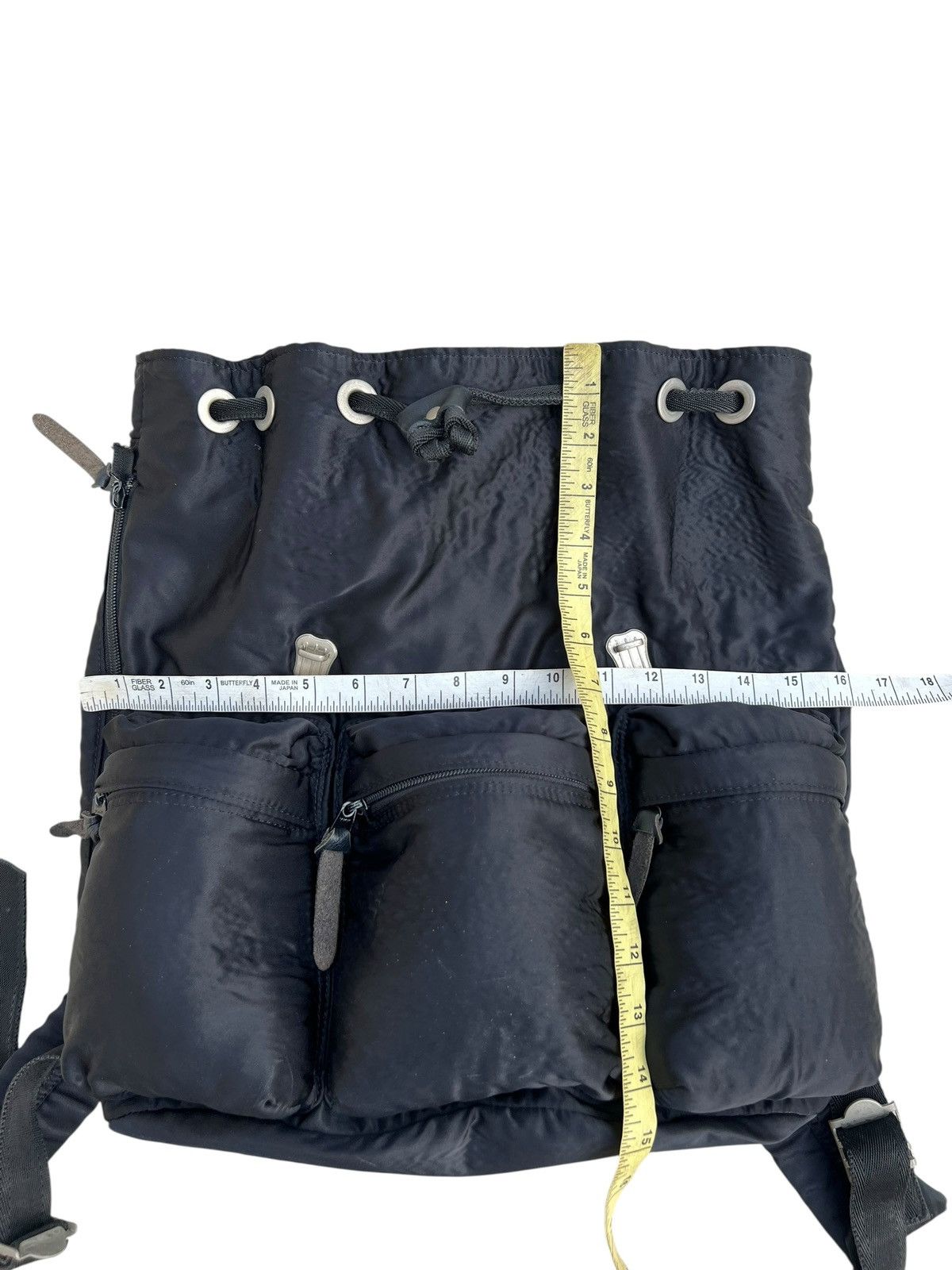 Barneys New York Vintage 90s Barneys New York Black Nylon Tactical Backpack Size ONE SIZE - 7 Thumbnail