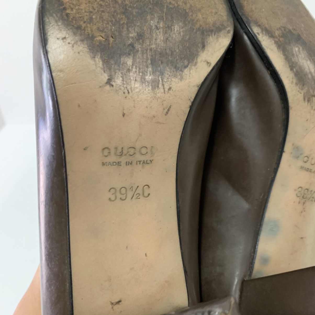 Gucci Gucci Leather Horsebit Shoes Size US 9.5 / IT 39.5 - 11 Thumbnail