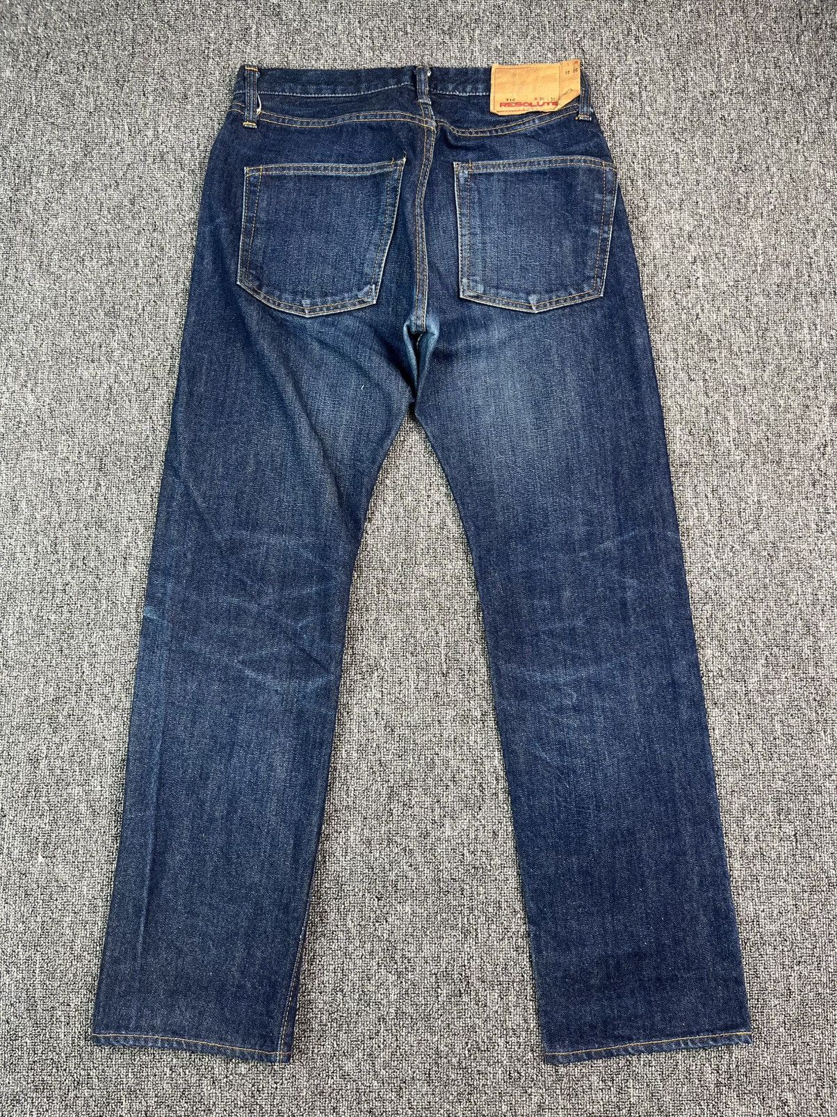 Japanese Brand × RESOLUTE × Vintage Vintage! 90s OG Resolute Jeans perfect faded Selvedge Jeans Size US 30 / EU 46 - 3 Thumbnail