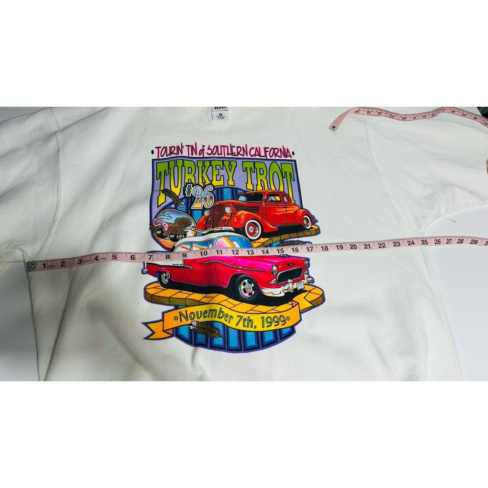 Fruit Of The Loom Vintage 90s Hot Rod Racing Crewneck Sweatshirt Mens XL Size US XL / EU 56 / 4 - 7 Thumbnail