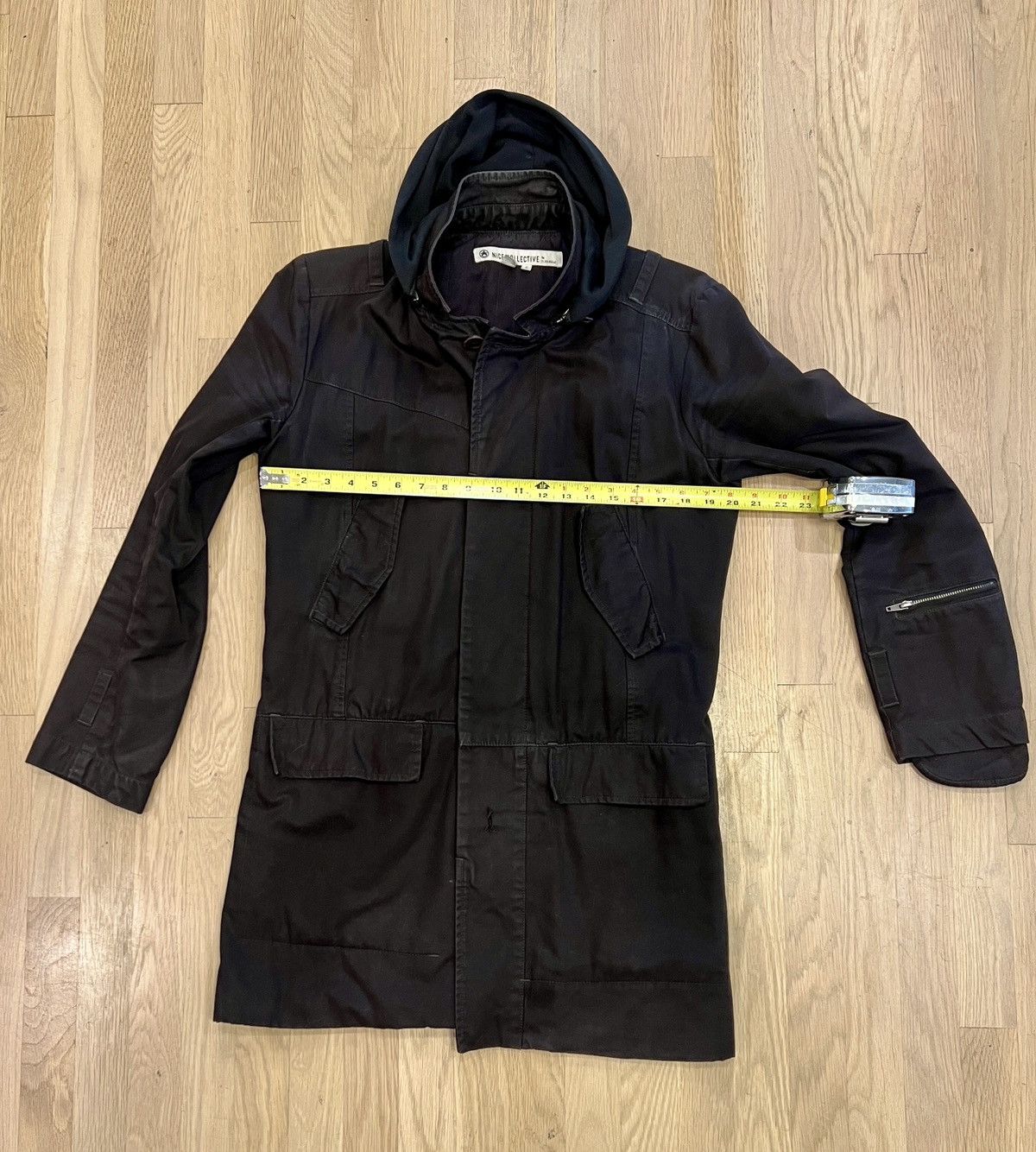 Nice Collective Nice Collective Asymmetrical, Y2K, military coat Size US S / EU 44-46 / 1 - 1 Thumbnail