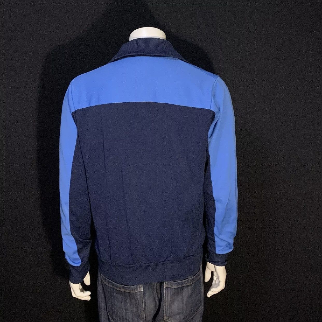 Puma × Vintage 80s Vintage Puma Track Jacket Blue Size 7 Size US L / EU 52-54 / 3 - 2 Thumbnail