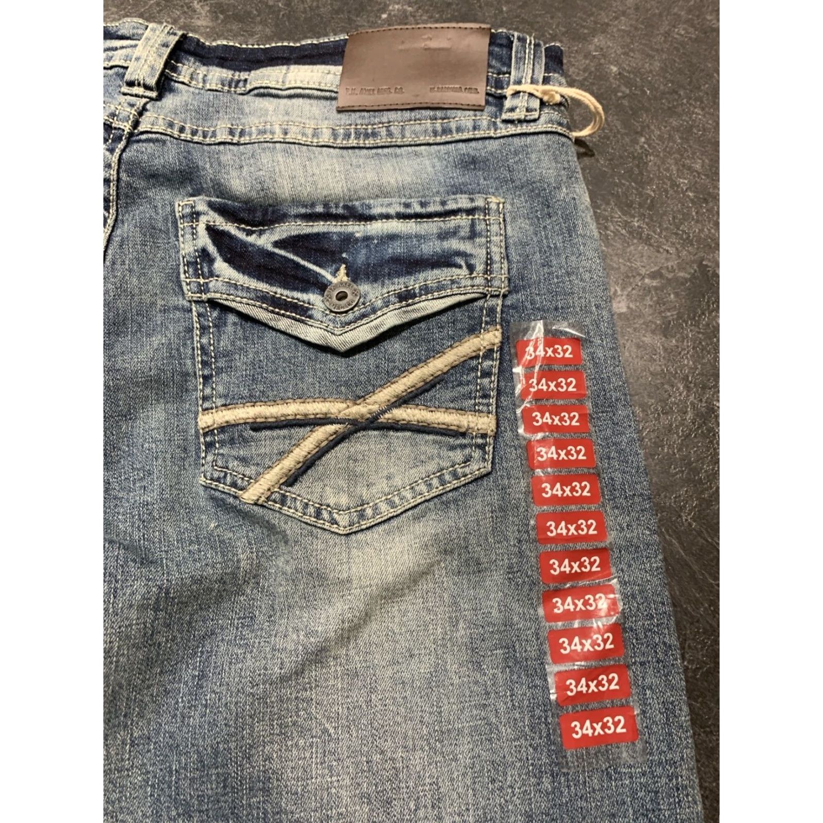 Vintage Axel Jeans Men's Slim Bootcut Denim 34x32 Blue Stretch Size US 34 / EU 50 - 3 Thumbnail