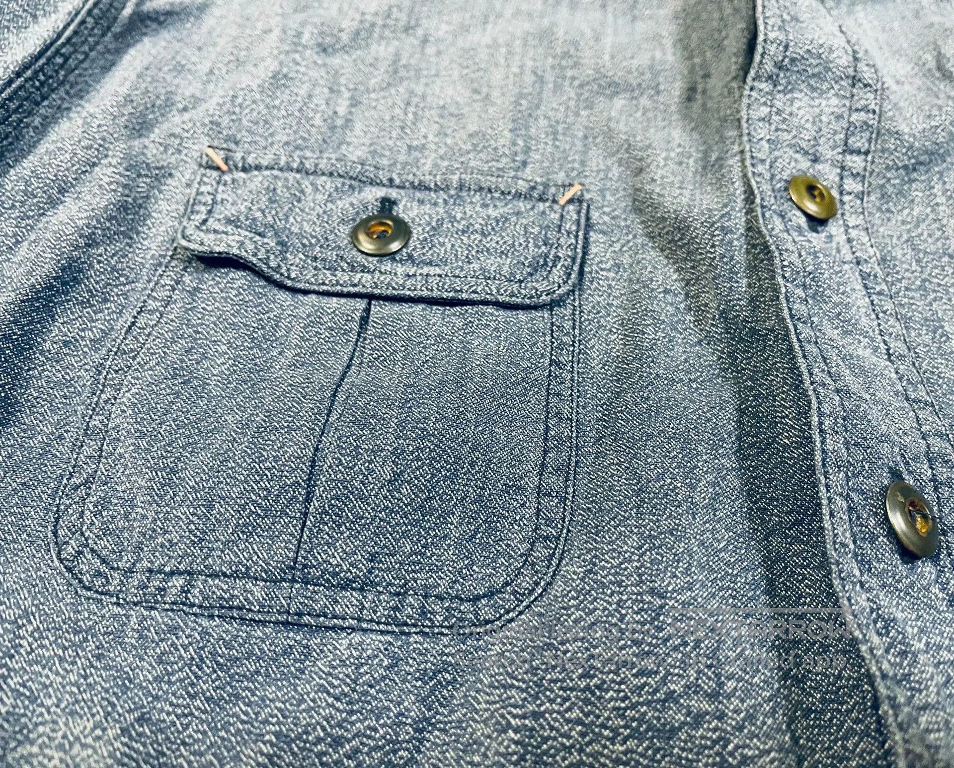 RRL Ralph Lauren RRL Indigo Vintage Workwear Shirt Jacket. Size US S / EU 44-46 / 1 - 5 Thumbnail