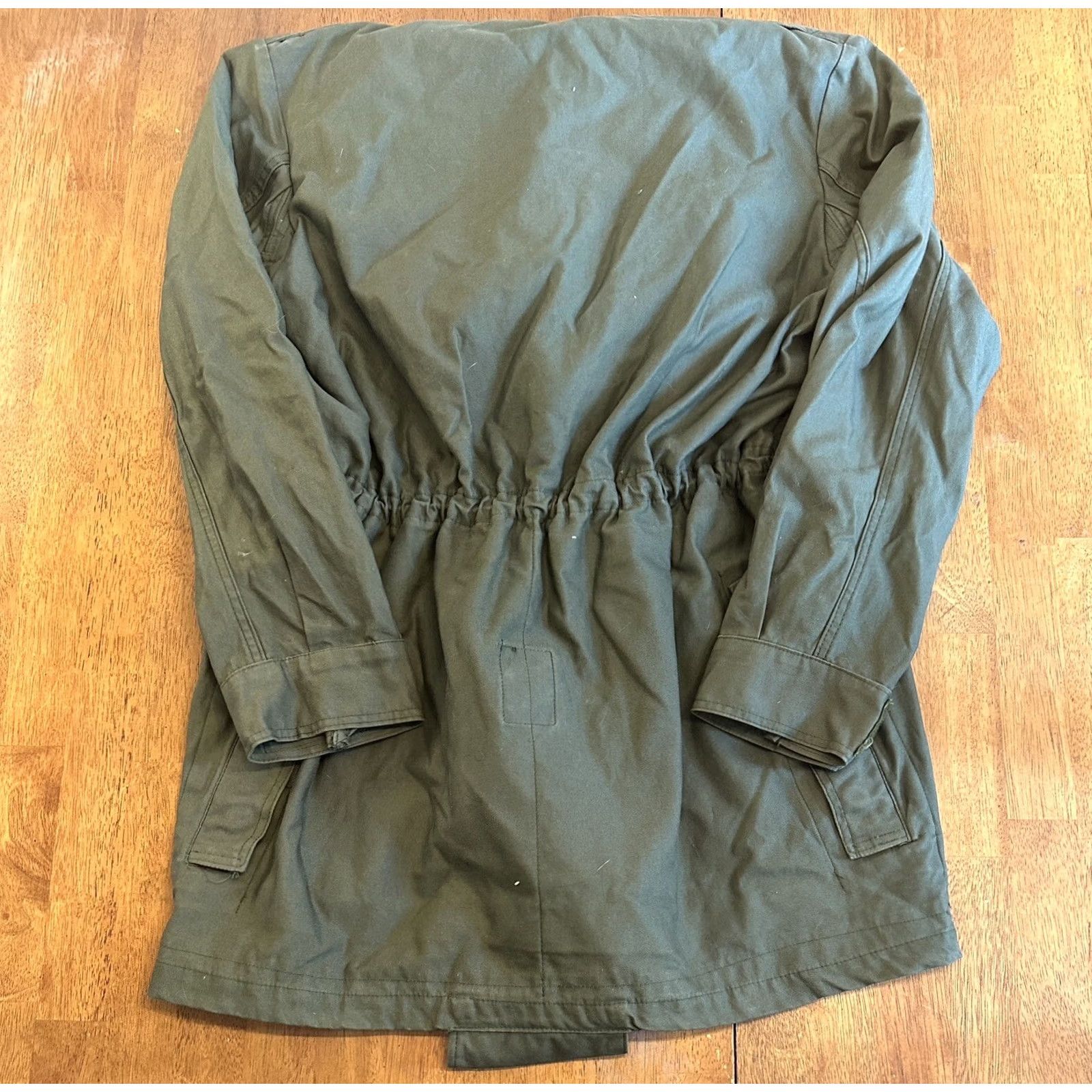 Vintage VINTAGE Women’s Long Utility Jacket M Green Cargo Size M / US 6-8 / IT 42-44 - 2 Thumbnail