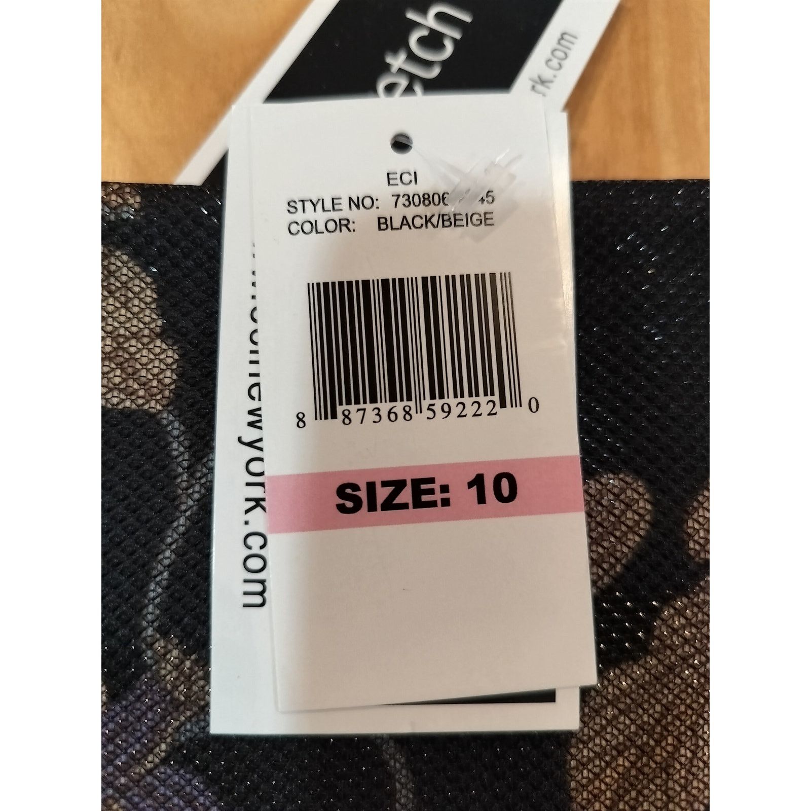 Other Eci New York Floral Mesh Pencil Skirt Black Beige Size 10 Size 32" / US 10 / IT 46 - 8 Thumbnail