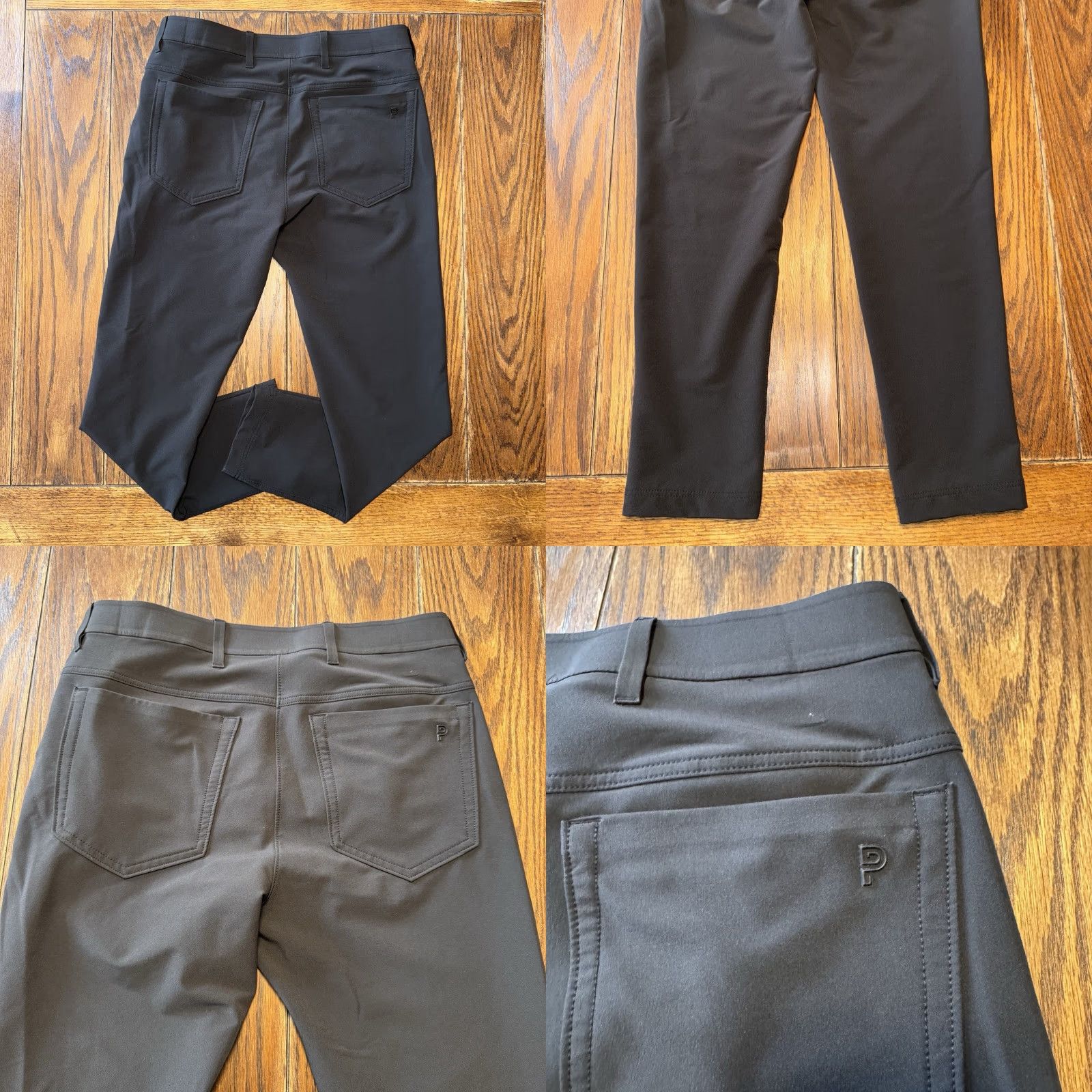 Vintage Public Rec Pants Mens 32x28 Black Chino Slim Straight Stretch Workday Size US 32 / EU 48 - 8 Thumbnail