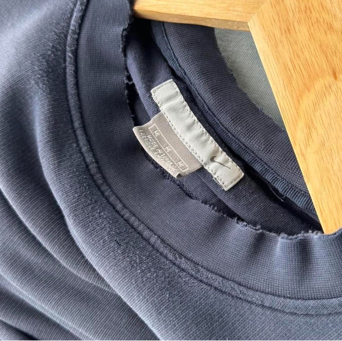 Nike × Vintage Vintage Nike Navy Blue Crewneck Size US M / EU 48-50 / 2 - 4 Thumbnail
