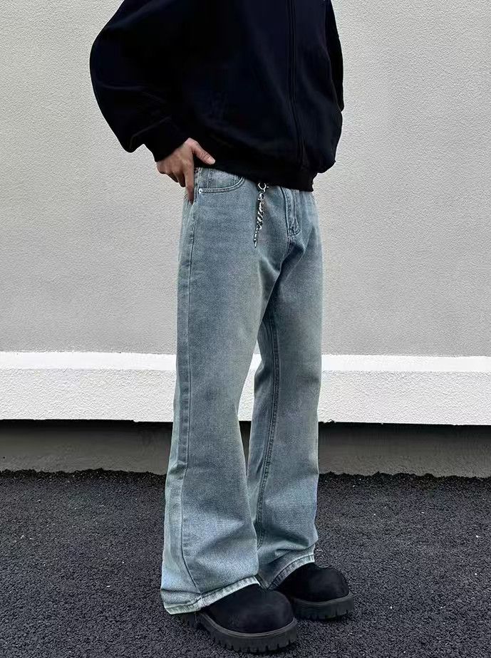 Japanese Brand × Vintage Street Vintage Washed Machete Micro Flare Jeans Size US 28 / EU 44 - 5 Thumbnail