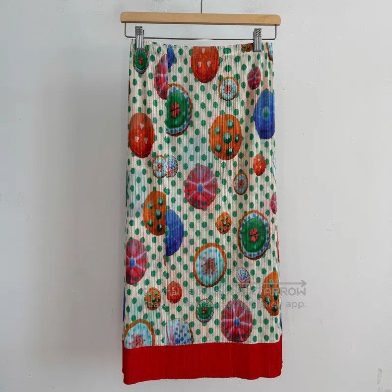 Issey Miyake Issey Miyake size:3 Color-block Skirt Size 22" - 1 Thumbnail