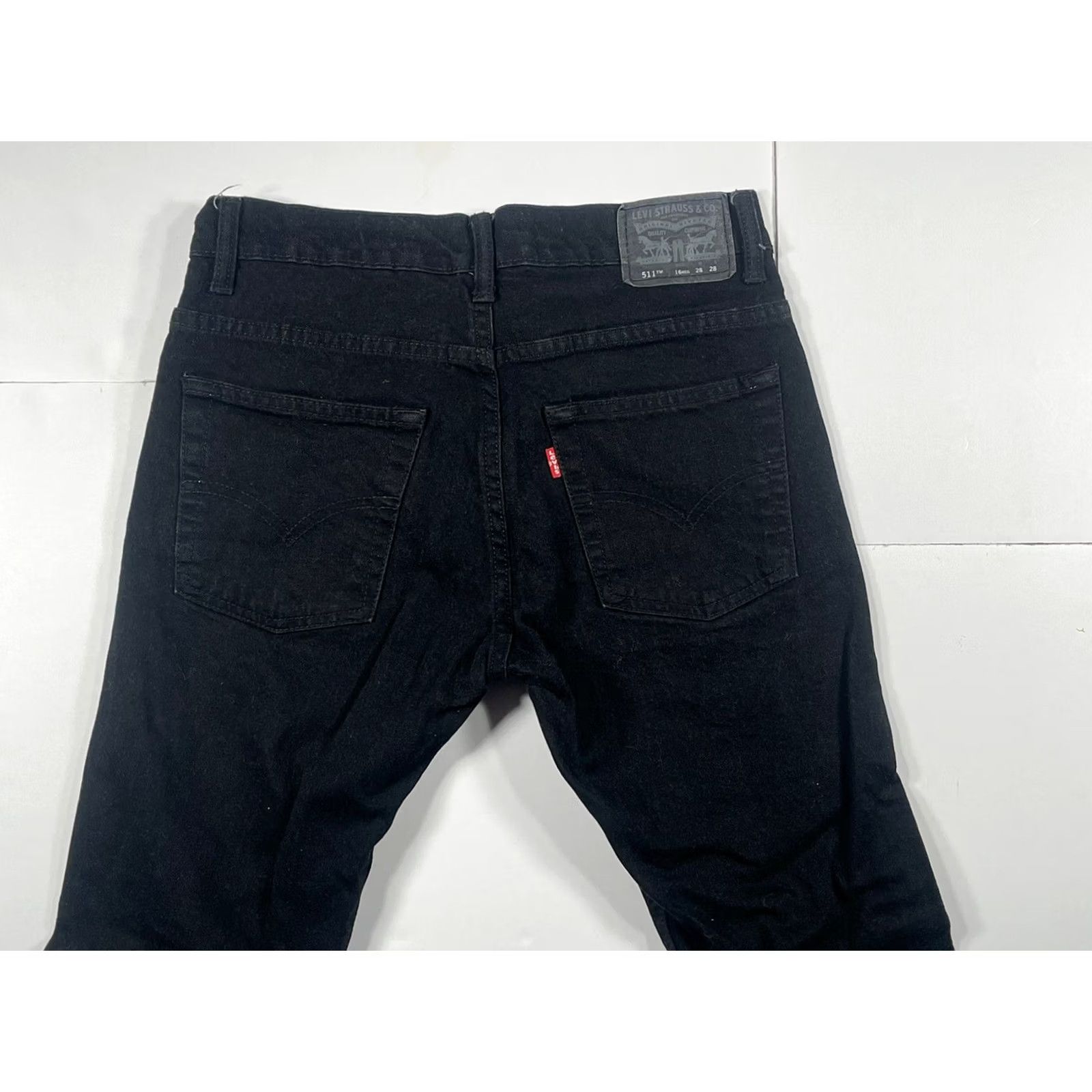 Levi's Levi's Jeans Men 28Wx28L Black 511 Slim Straight Denim Pants Casual Regular Mens Jeans 511 Cowboy 500 Series Model Levis 511 Mens Black Straight Jeans Size US 28 / EU 44 - 6 Thumbnail