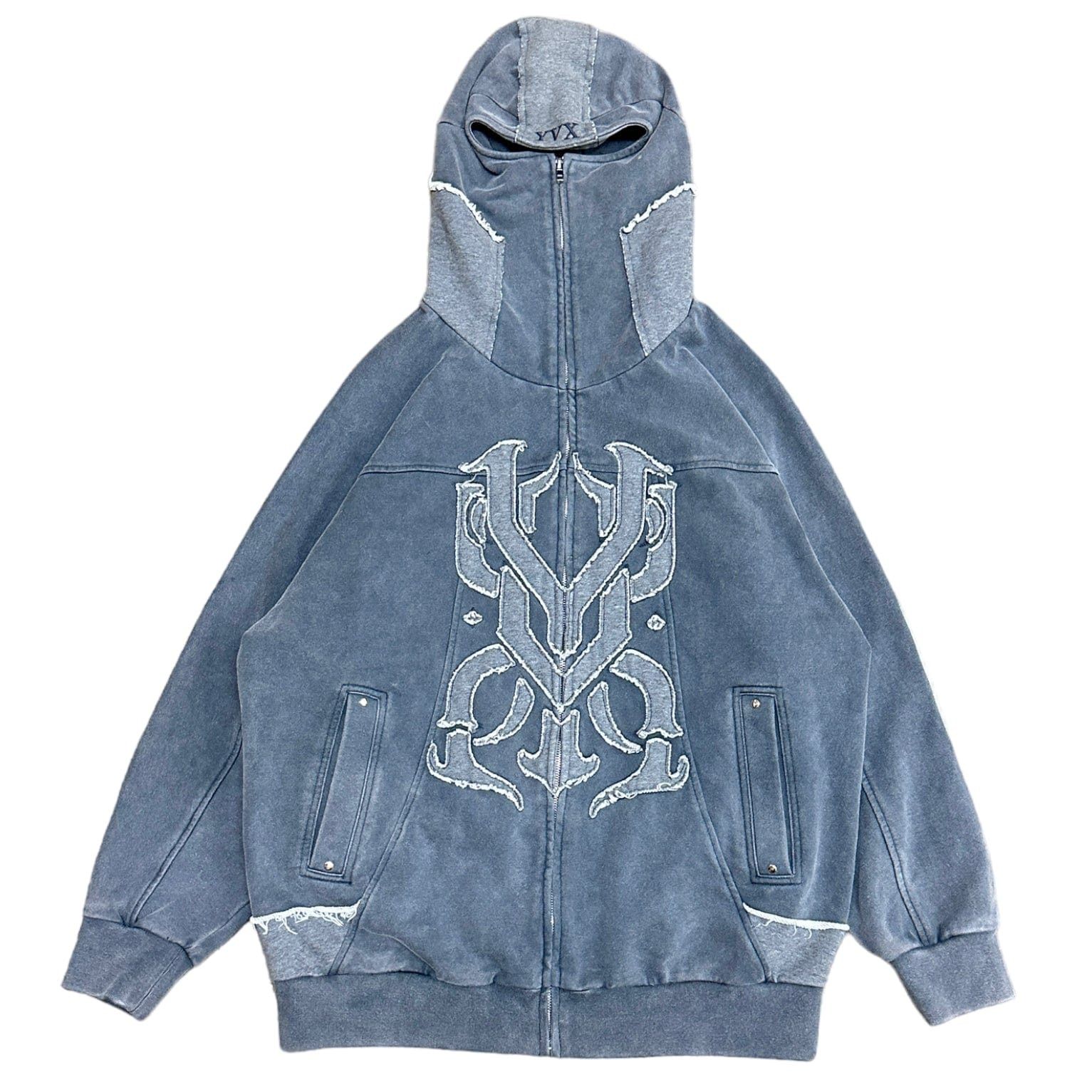 YVX YVX Balaclava Hooded Sweatshirt Shadow Gray Size US XL / EU 56 / 4 - 1 Thumbnail