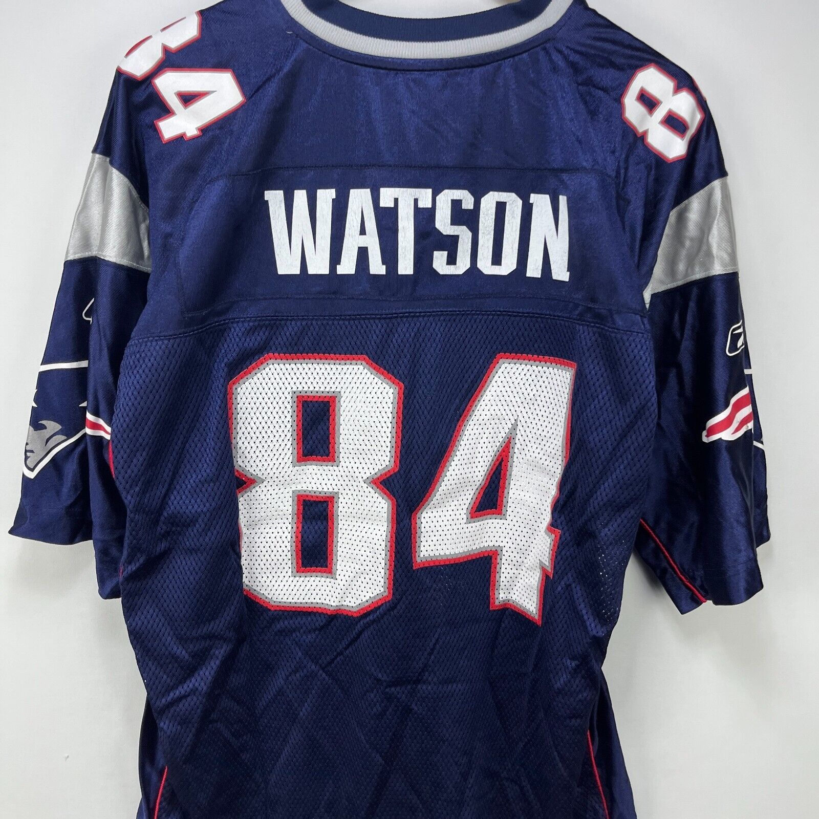 Reebok × Vintage Vintage Y2K New England Patriots NFL Benjamin Watson Reebok Size US XL / EU 56 / 4 - 5 Thumbnail