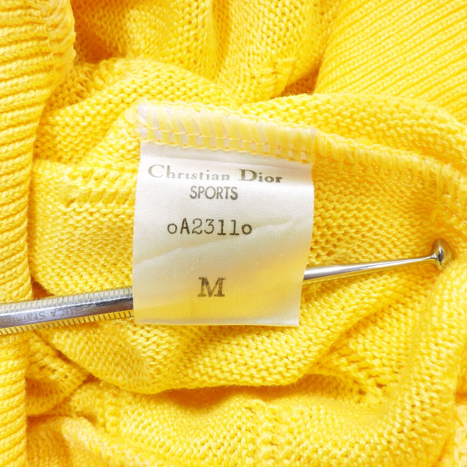 Dior CHRISTIAN DIOR SPORT V-NECK MONOGRAM KNIT SWEATER Size US M / EU 48-50 / 2 - 6 Thumbnail