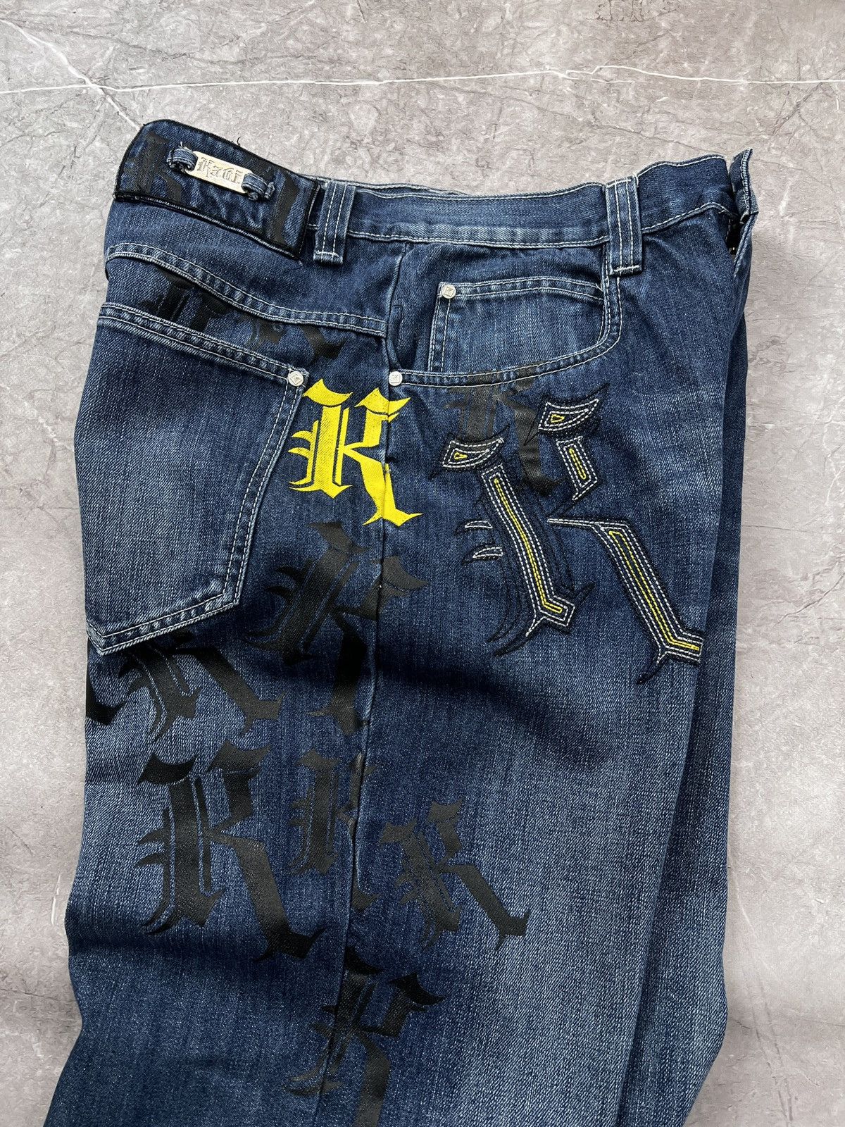 Karl Kani × Wu-Tang Clan Rap skater distressed baggy Karl Kani Jeans pants Size US 30 / EU 46 - 8 Thumbnail