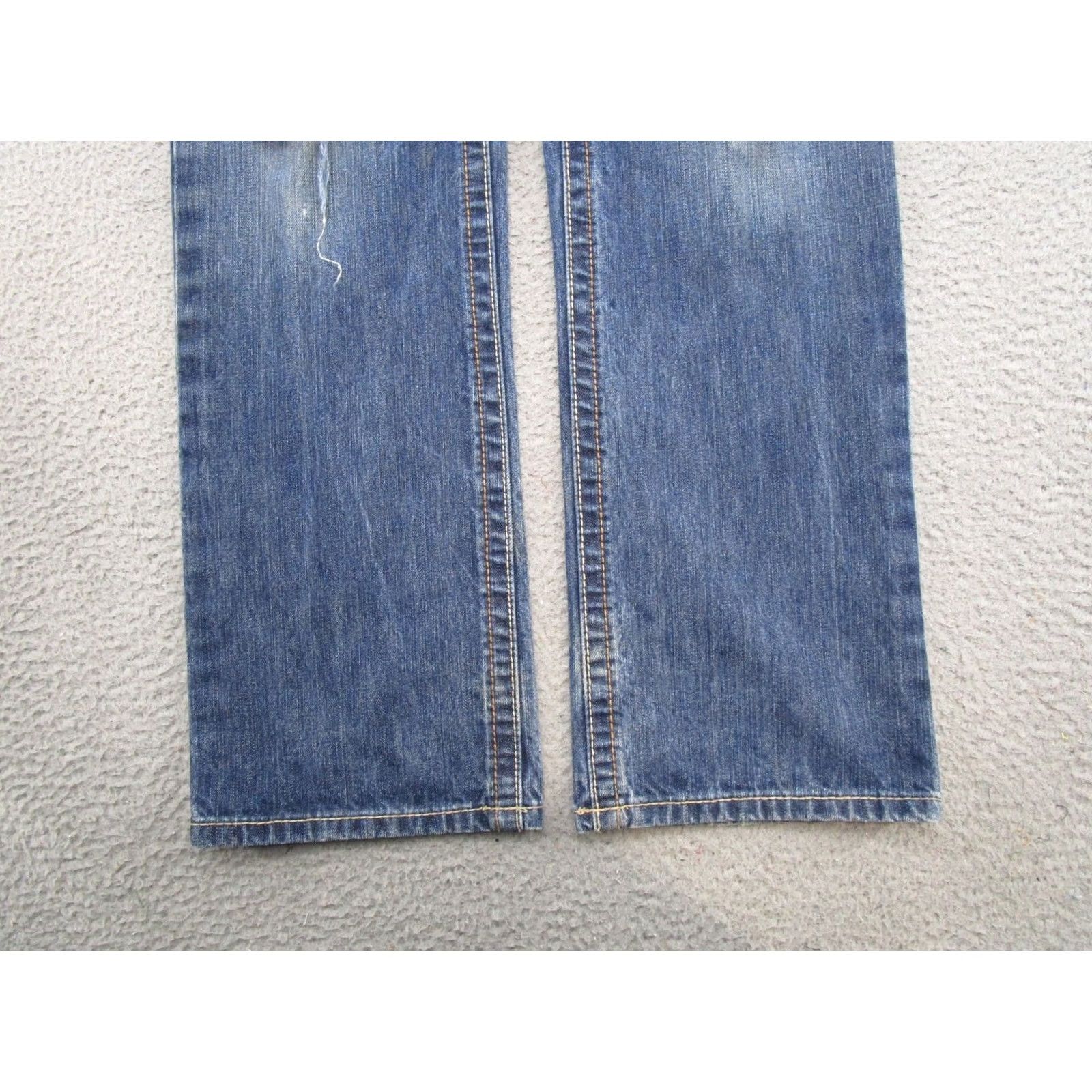Ariat Ariat Jeans Blue Flame-Resistant M4 Low Rise Boot Cut 31x32 Men’s Denim 5-Pocket Slim Regular USA Cowboy Southwestern Size US 31 - 2 Thumbnail