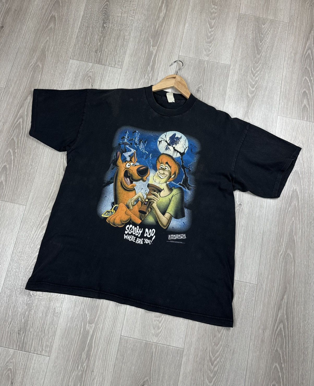 Vintage Vintage 1996 Scooby Doo Tee Shirt Size US XL / EU 56 / 4 - 1 Thumbnail