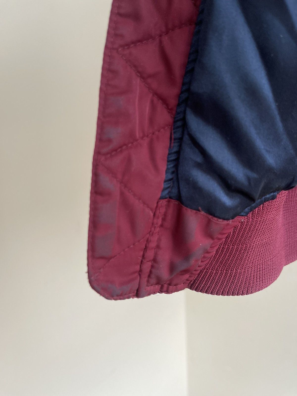 Bershka Bershka Premium Collection MA-1 Bomber Jacket Burgundy Size XS / US 0-2 / IT 36-38 - 17 Thumbnail