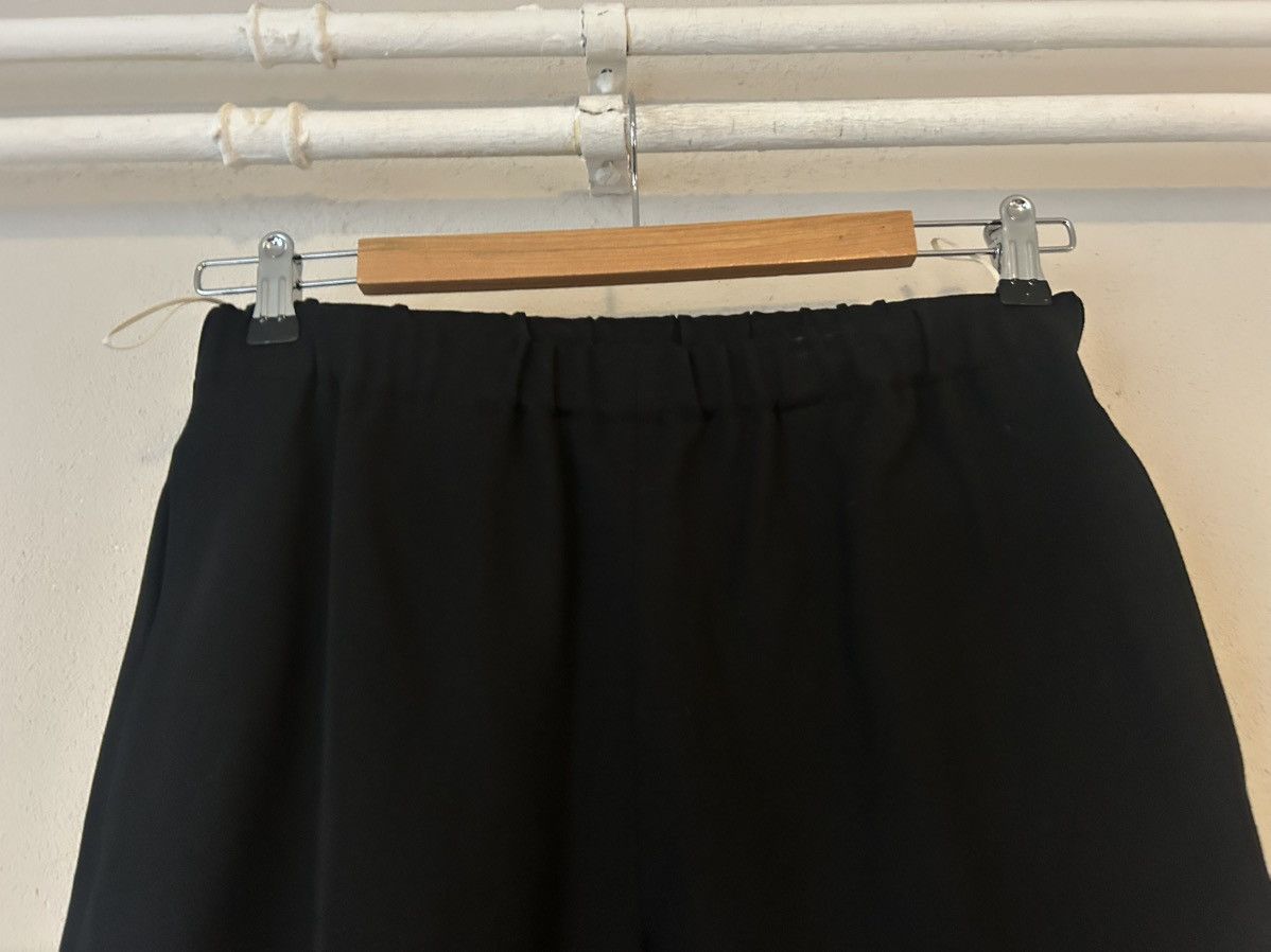 Marni Marni Black Virgin Wool Elastic Waist Trousers Size US 30 / EU 46 - 2 Thumbnail