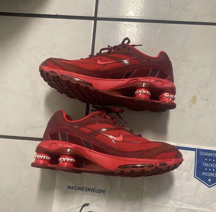 Nike × Supreme Supreme x Nike shox ride 2 speed red Size US 8.5 / EU 41-42 - 4 Thumbnail