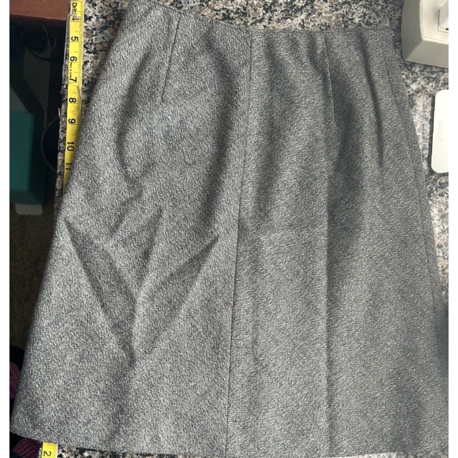 Banana Republic Banana Republic Skirt Womens 0 Pencil Gray Wool Lined Zipper Vintage No Size 25" / US 0 / IT 36 - 5 Thumbnail