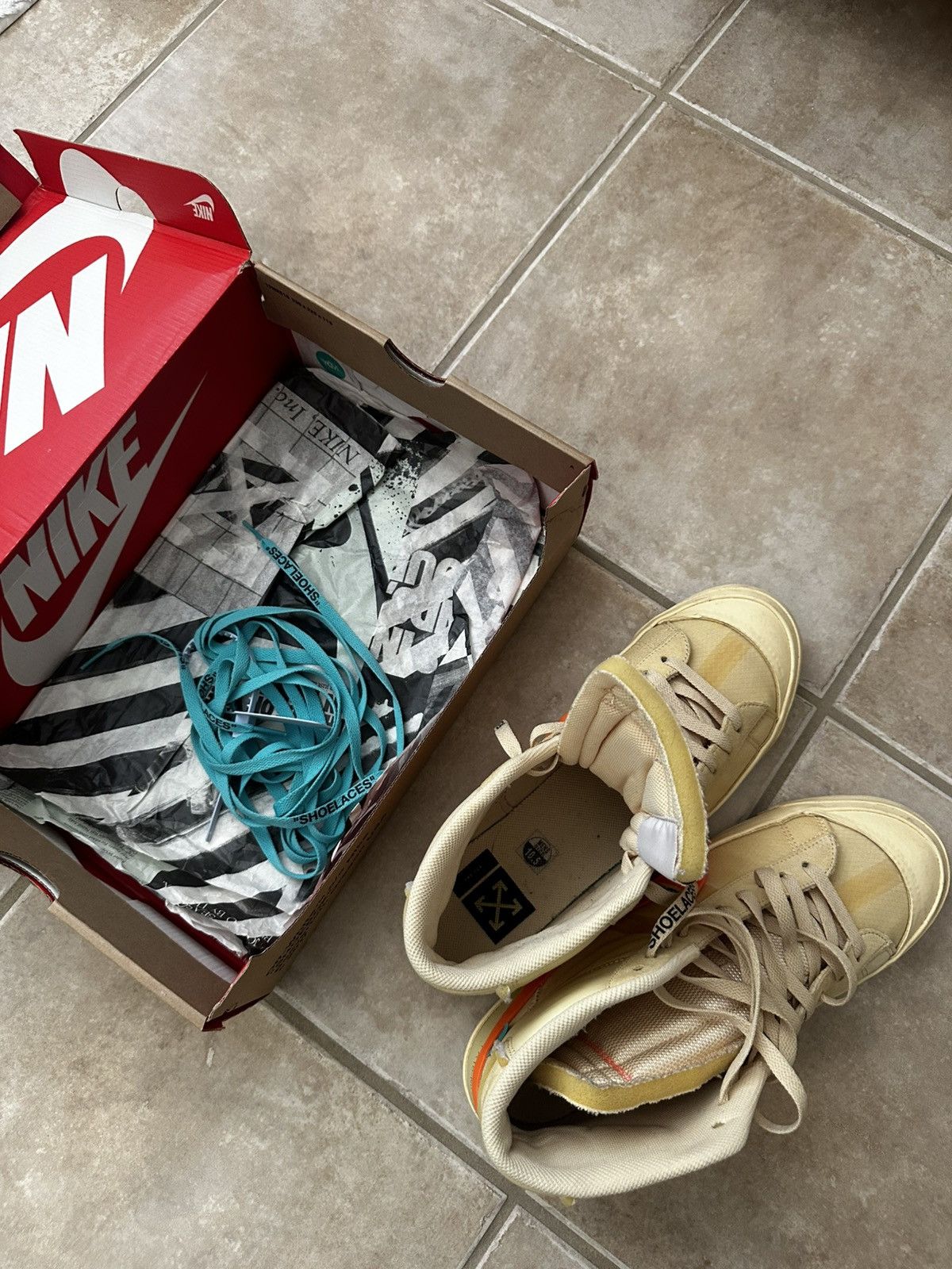 Nike × Off-White Nike x Off-White Blazer ‘All Hallows Eve’ Size US 10.5 / EU 43-44 - 6 Thumbnail