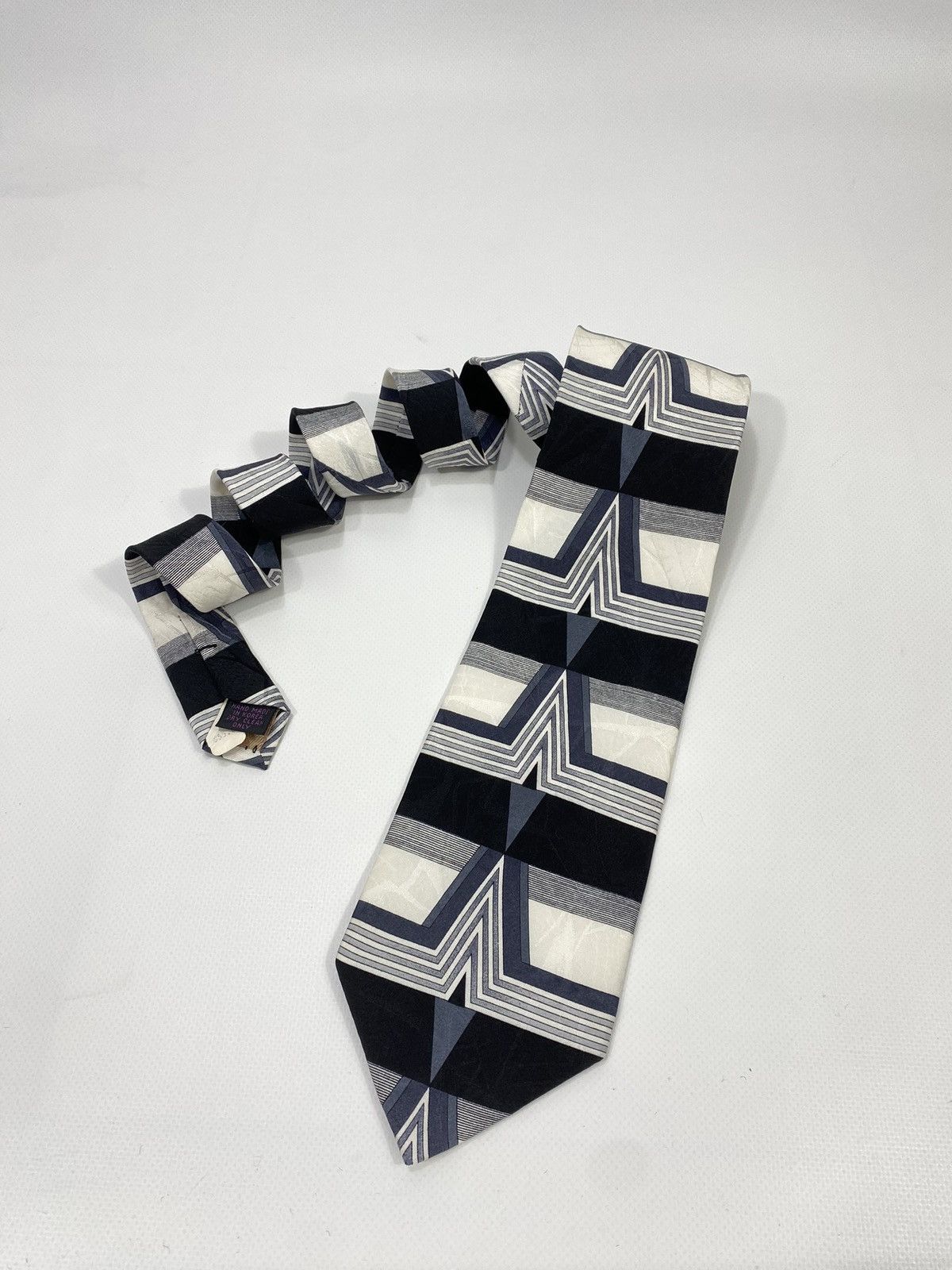 Pierre Balmain 🔥LASTDROP🔥 80s Pierre Balmain Couture Made In Korea Silk Tie Size ONE SIZE - 15 Thumbnail