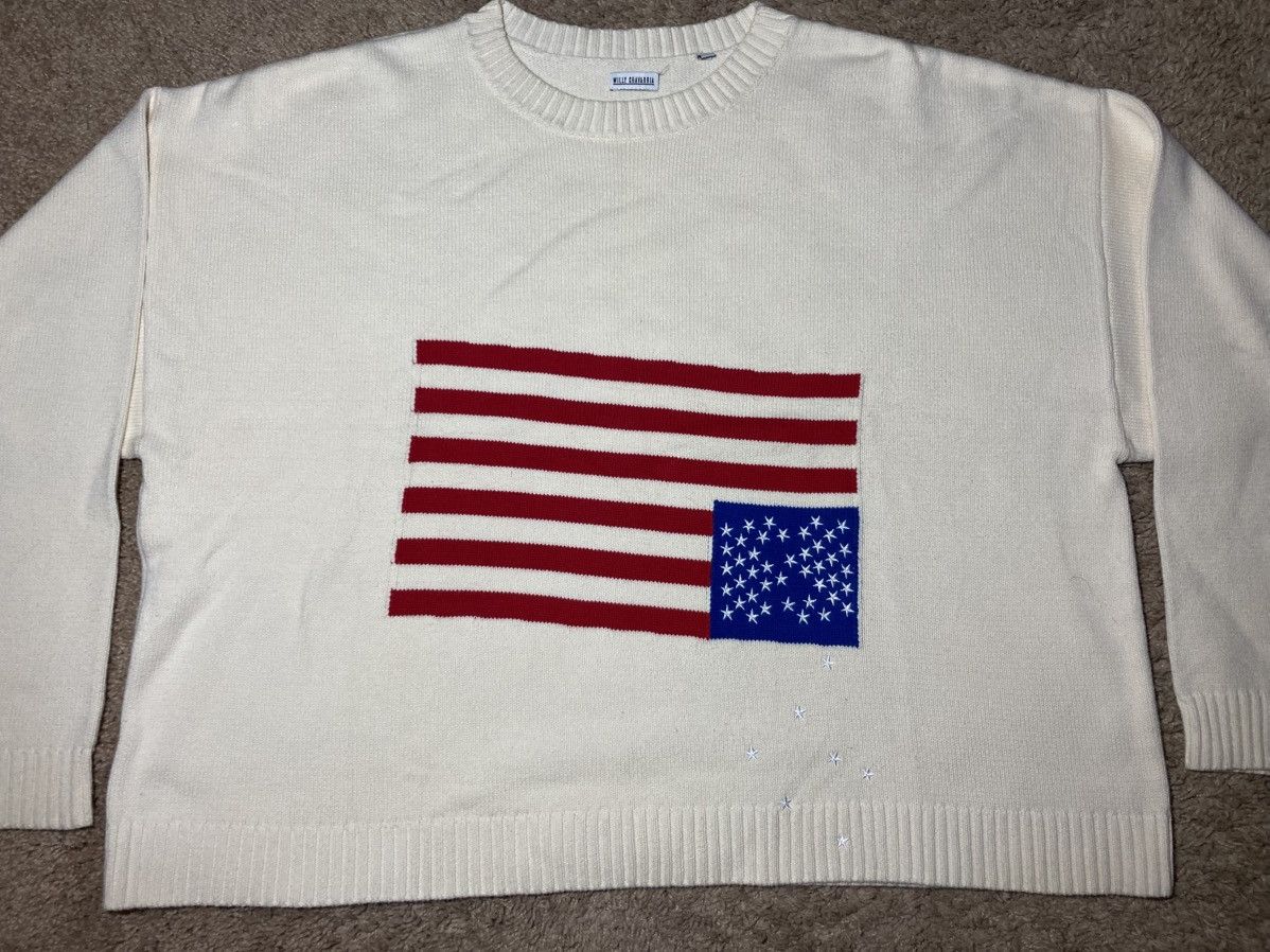 Willy Chavarria SS19 Willy Falling Stars Knit Sweater America USA 2019 Flag Size US L / EU 52-54 / 3 - 1 Thumbnail