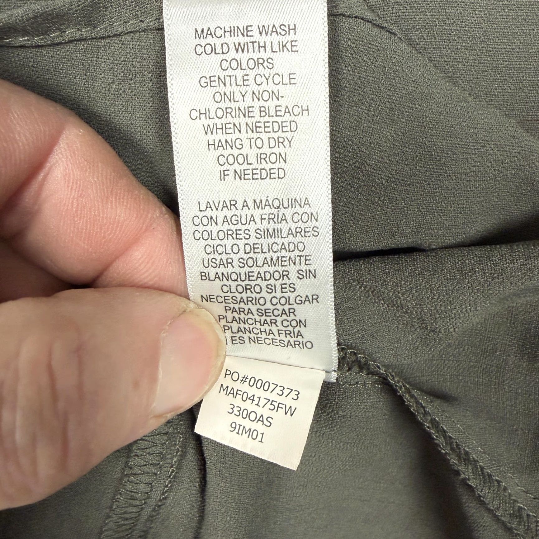 Vintage V Fever Tank Top Womens L Gray V-Neck Pleated Coastal Clean Girl Layering Size L / US 10 / IT 46 - 3 Thumbnail
