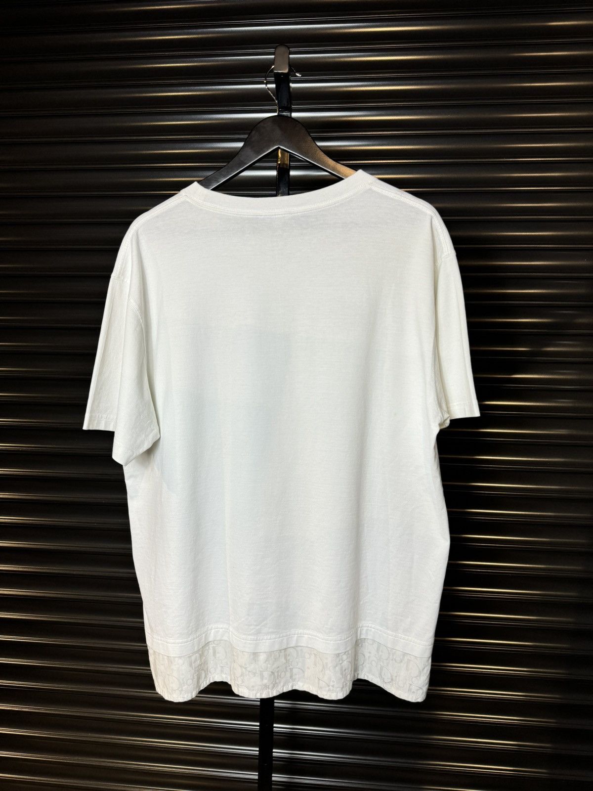 Dior Dior White Monogram Oblique Jacquard Layered Silk Tee - XXL Size US XXL / EU 58 / 5 - 8 Thumbnail