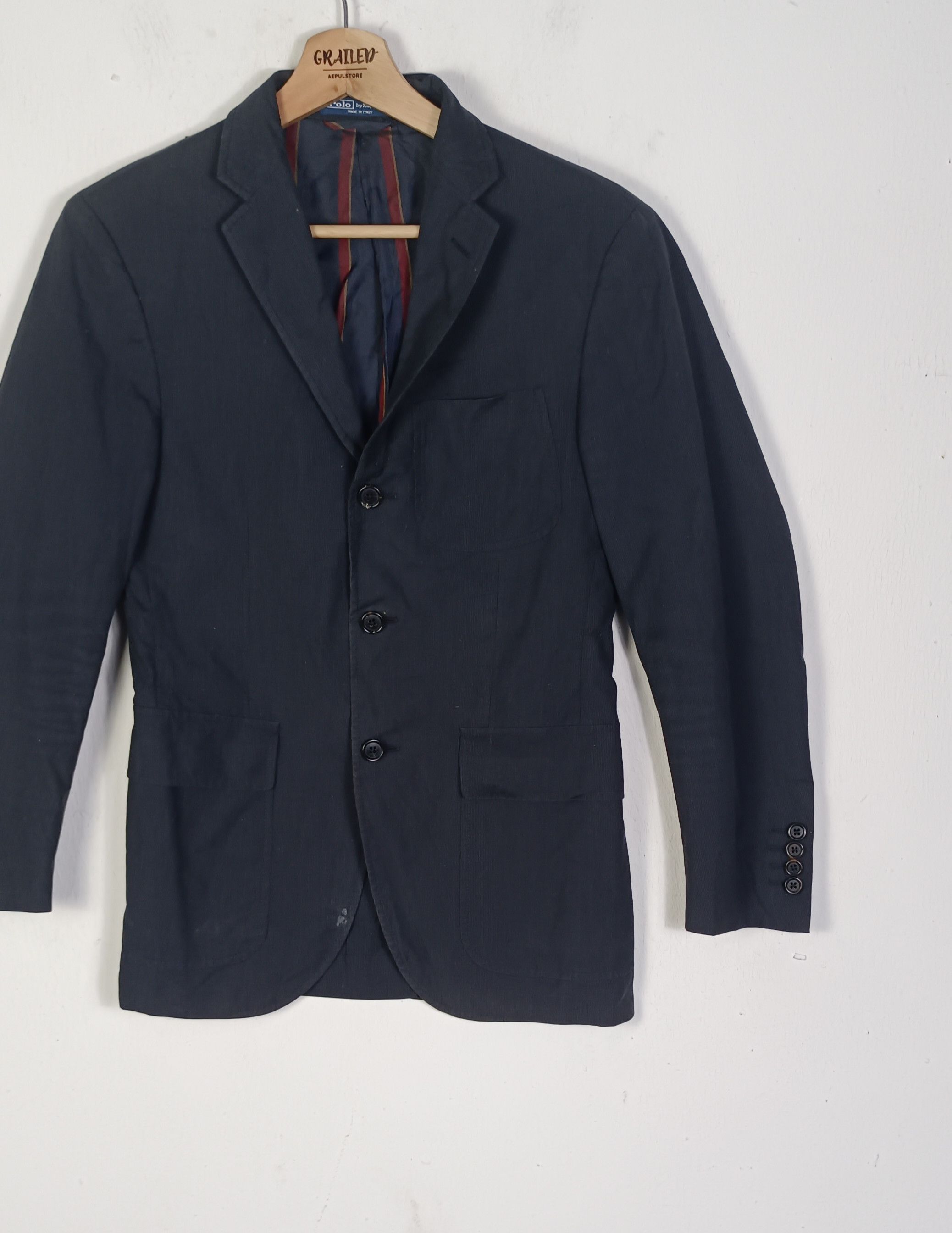 Polo Ralph Lauren Vintage Polo Ralph Lauren Suits Italy Designer Size 38S - 6 Thumbnail