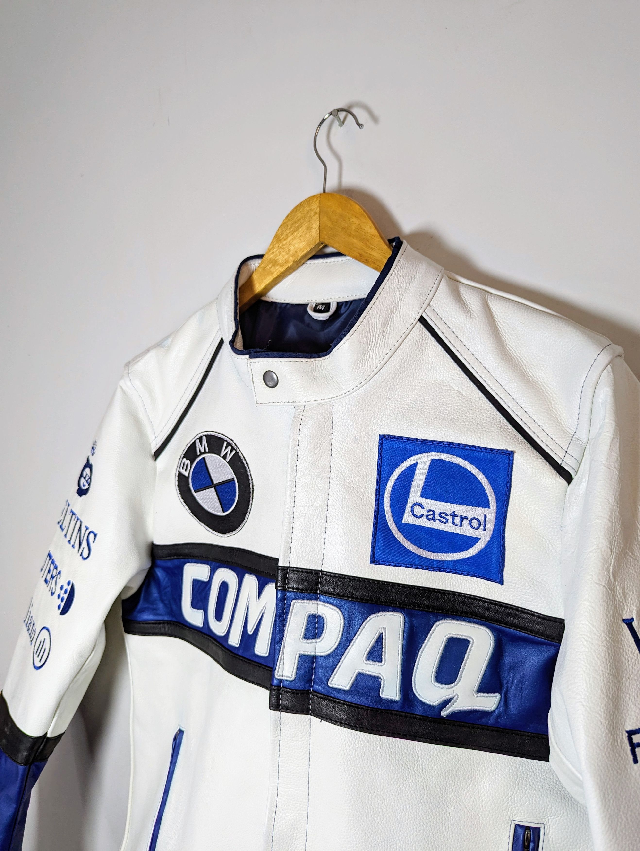 Vintage 💀🔥 BMW 🔥💀 RACING LEATHER JACKET RARE STREETWEAR Size US M / EU 48-50 / 2 - 6 Thumbnail