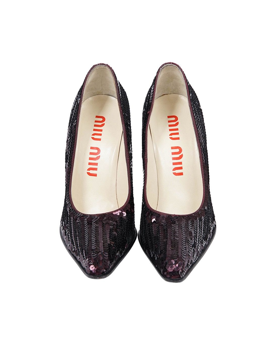 Prada Miu Miu F/W1997 Sequin Heels Size US 7 / IT 37 - 6 Thumbnail
