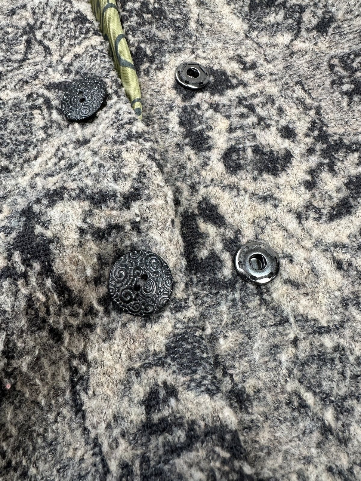Other IVKO Coat Floral Structure Anthracite Long Jacket size 38 Size M / US 6-8 / IT 42-44 - 10 Thumbnail