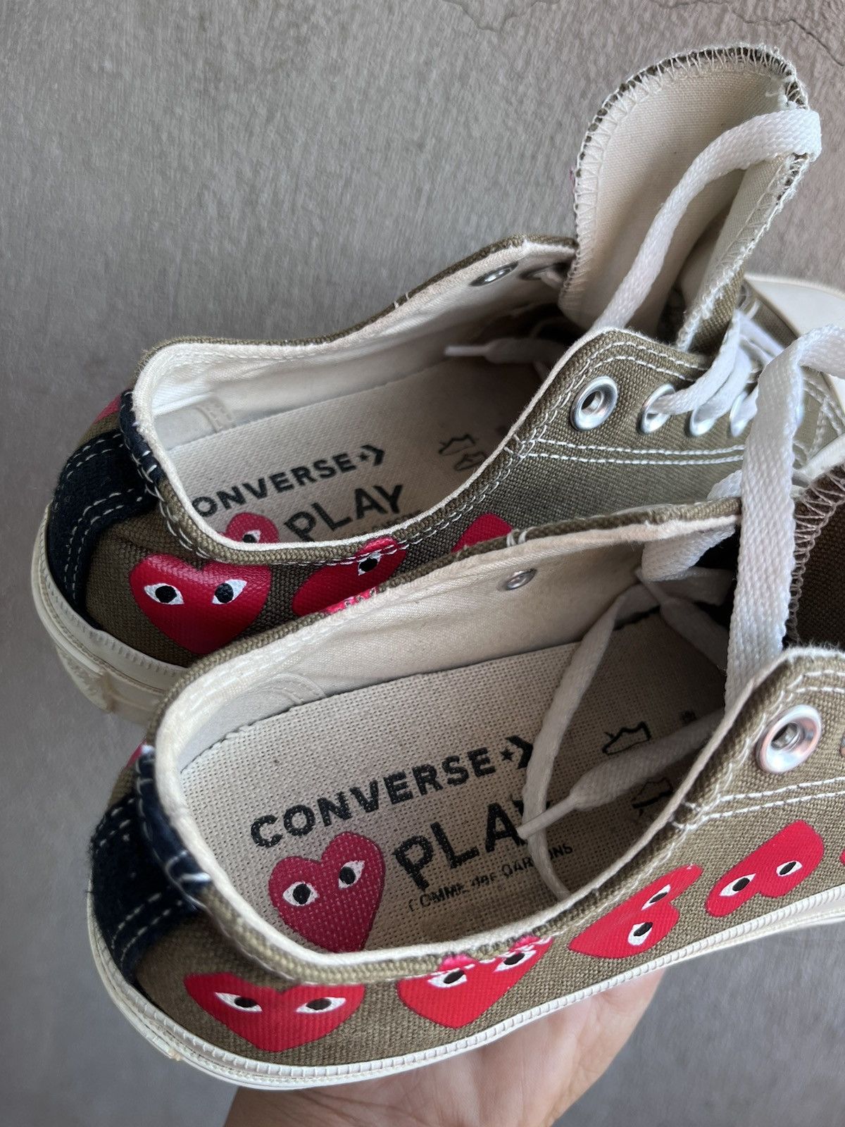 Comme des Garcons × Converse CONVERSE CHUCK TAYLOR 70 X COMME DES GARÇONS OLIVE GREEN Size US 5.5 / IT 35.5 - 7 Thumbnail