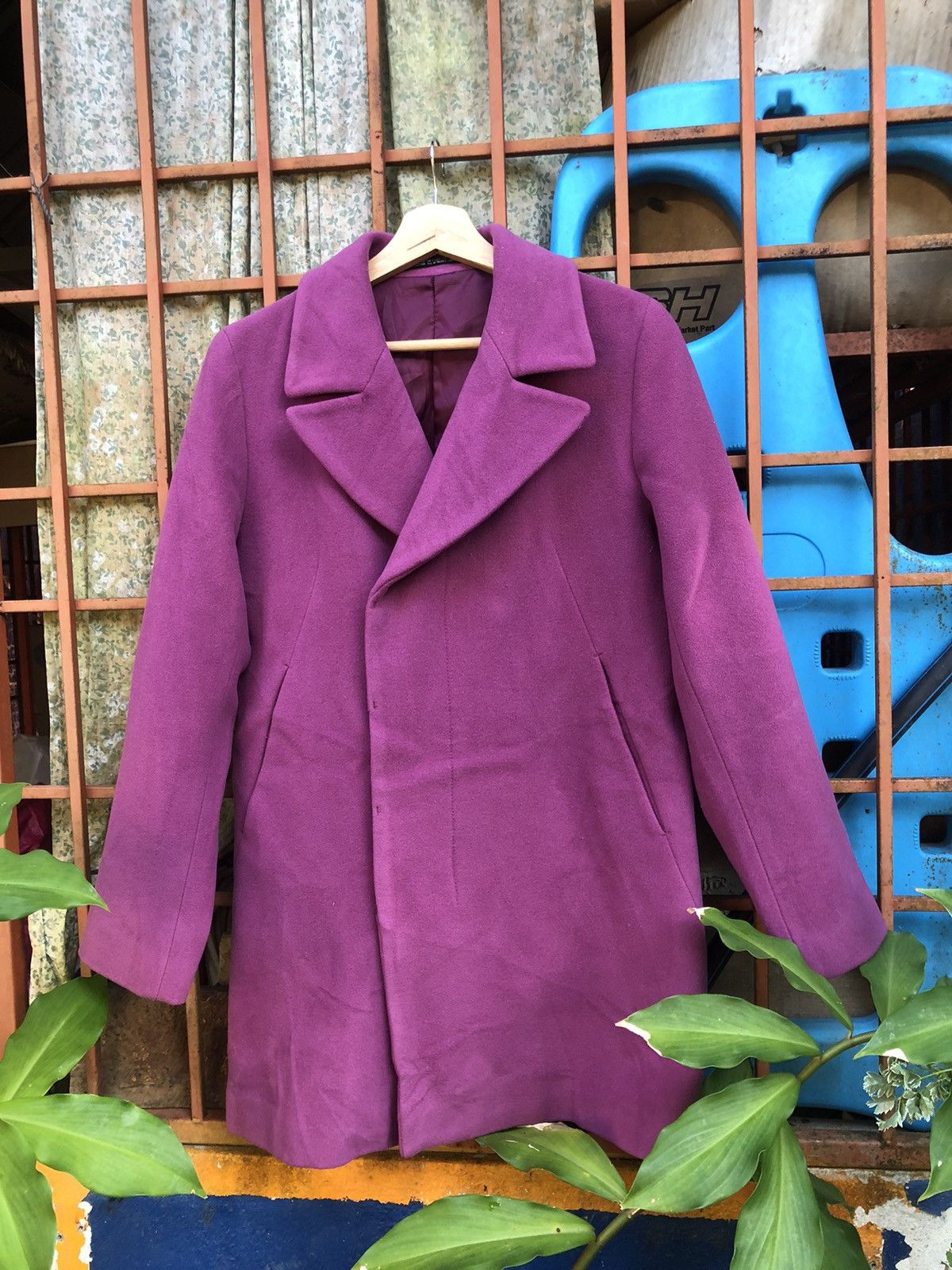 Composition by Kenzo × Yohji Yamamoto IN’ED Yohji Yamamoto Overcoat Women Size XS / US 0-2 / IT 36-38 - 1 Thumbnail