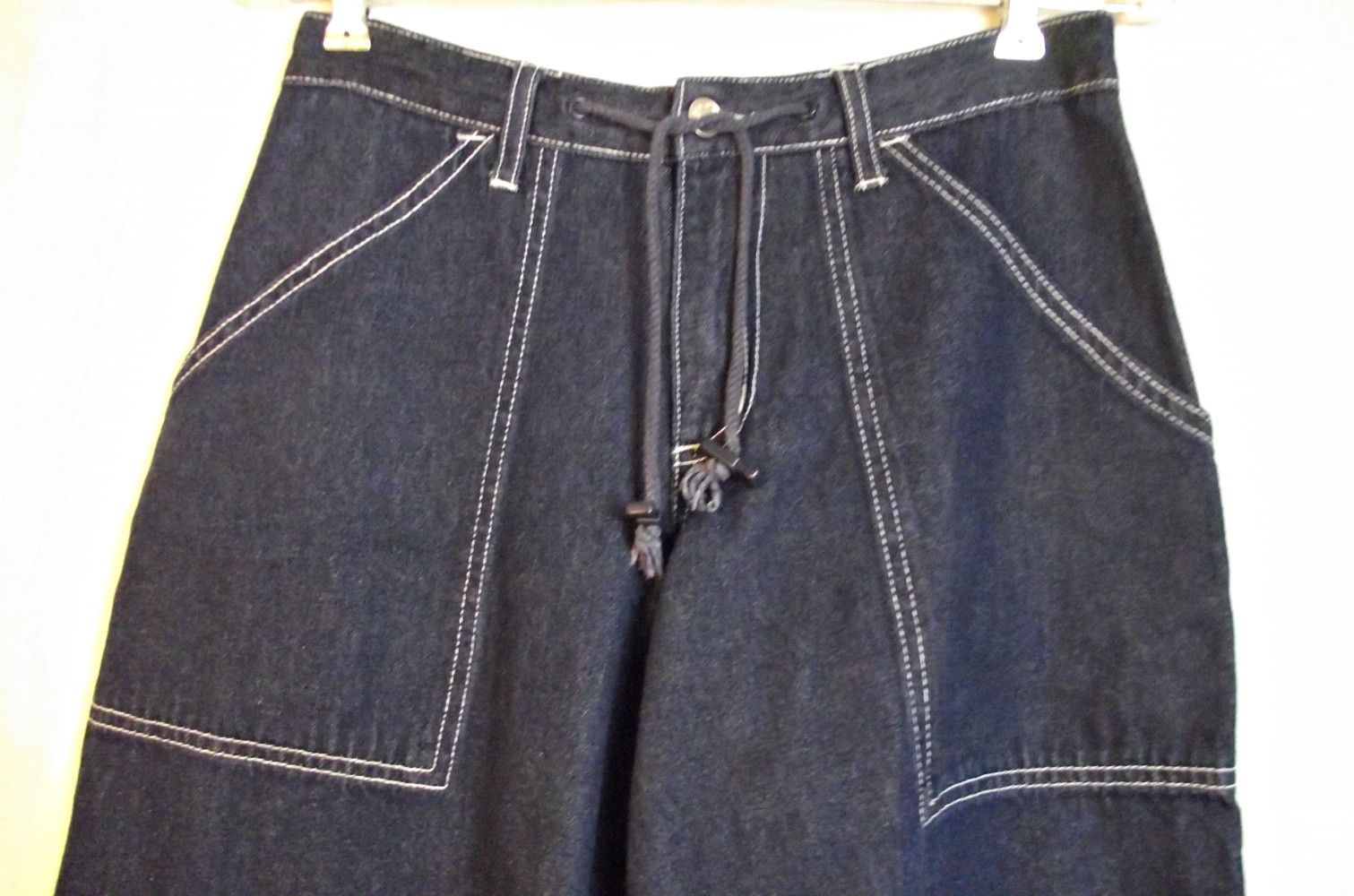 Vintage BREAKDOWN ORIGINAL Jeans Wide Baggy Leg Cargo Skater Size 30" / US 8 / IT 44 - 3 Thumbnail