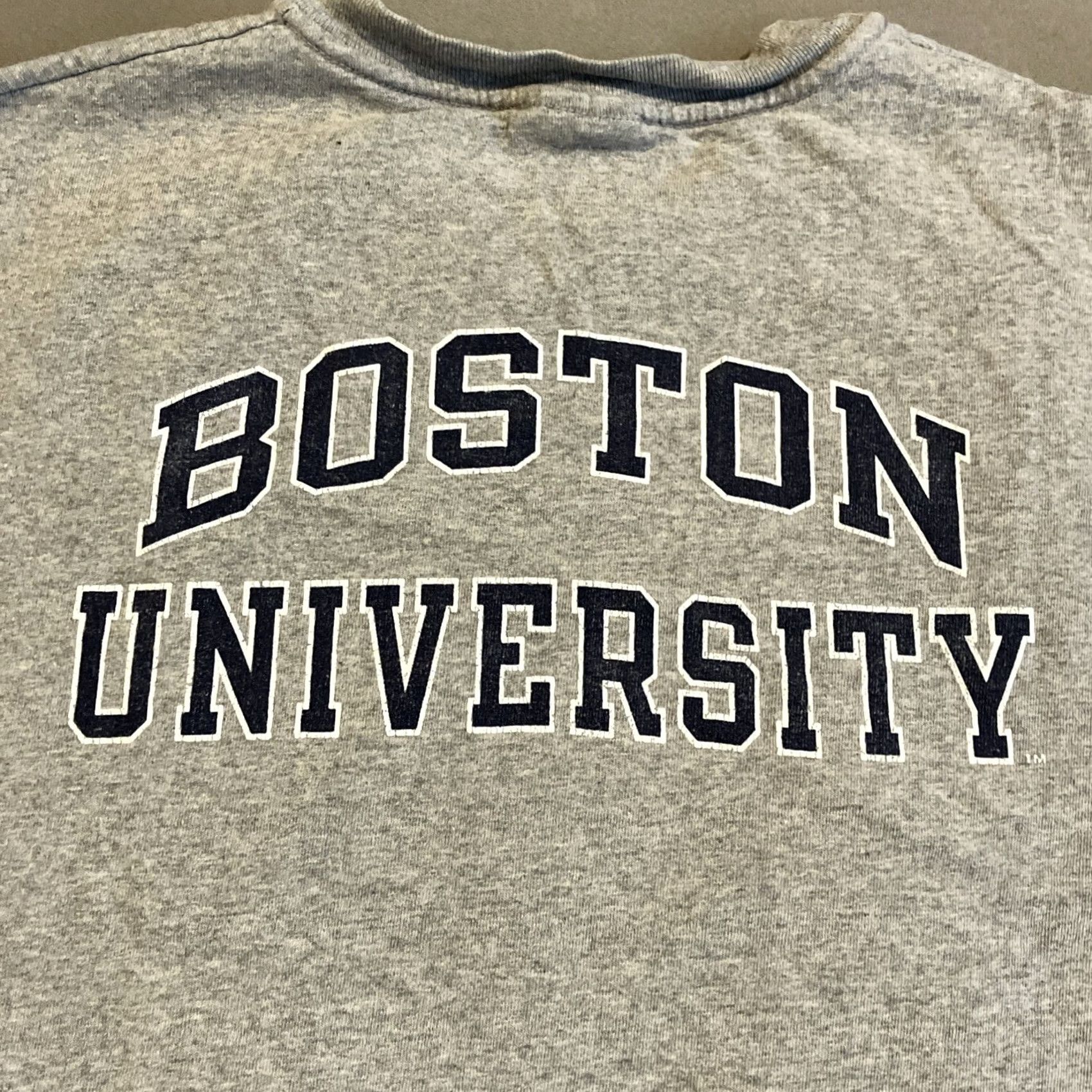 Champion VINTAGE Champion Boston University Double Sided Gray T Shirt Mens Large Shirt Gray Boston University Champion Double Sided T Shirt Mens L Size US L / EU 52-54 / 3 - 6 Thumbnail
