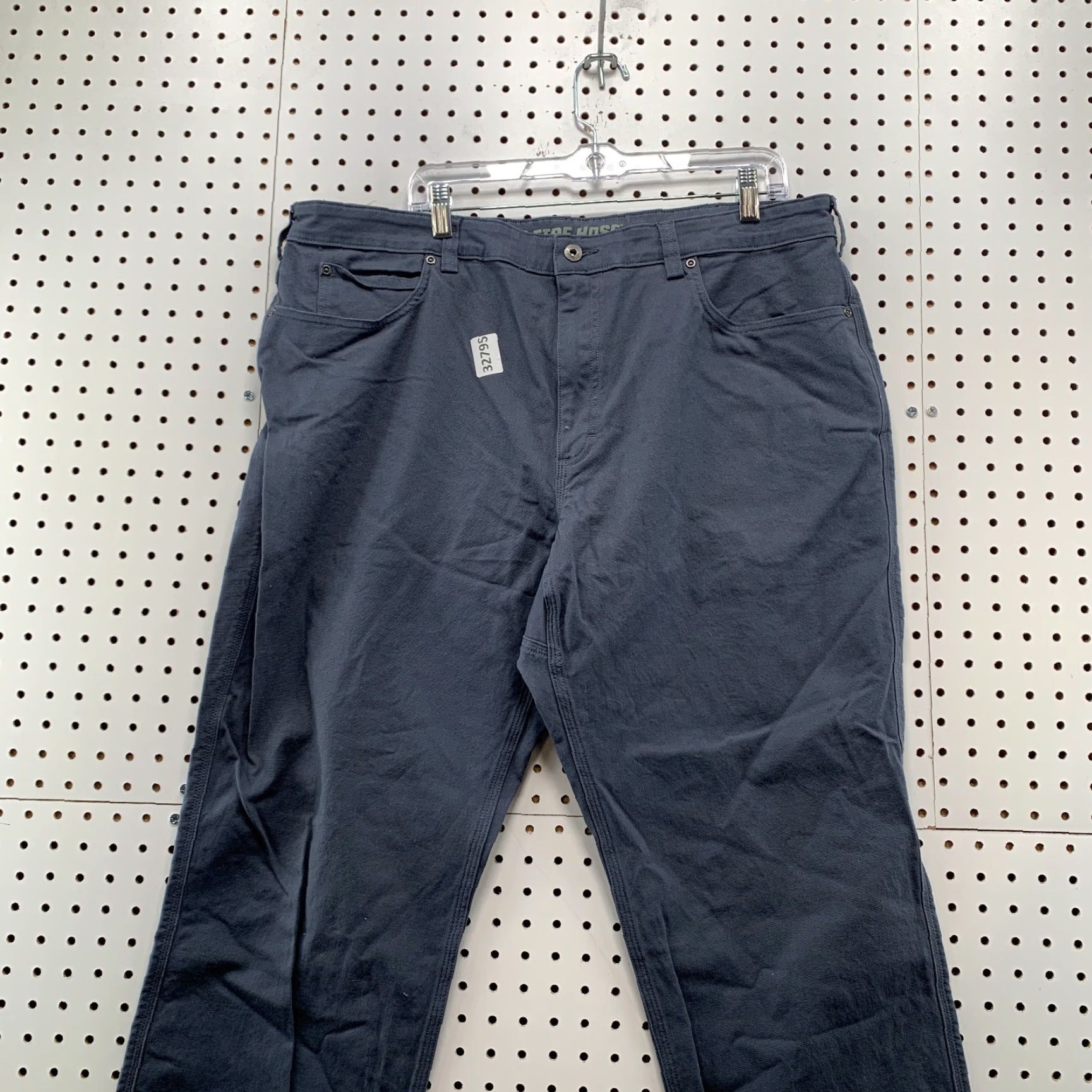 Vintage Duluth Canvas Carpenter Pants Mens FITS 39x29 Navy Blue Workwear Size US 39 - 6 Thumbnail