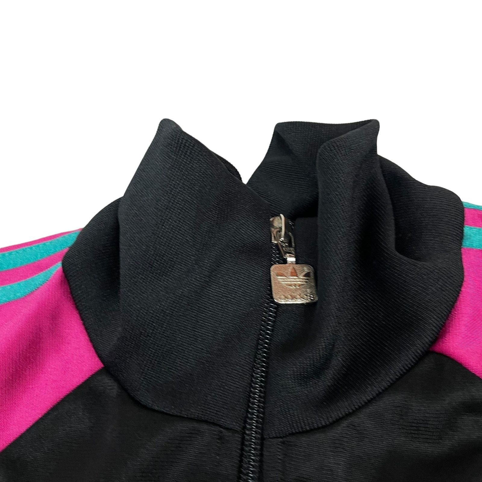 Adidas × Vintage VTG Adidas Men's Black Polyester Full Zip Track Jacket 38/40 Size US M / EU 48-50 / 2 - 3 Thumbnail