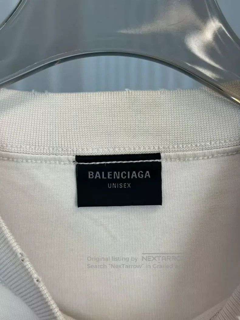Balenciaga Balenciaga Backwards white short-sleeve Size US XL / EU 56 / 4 - 3 Thumbnail