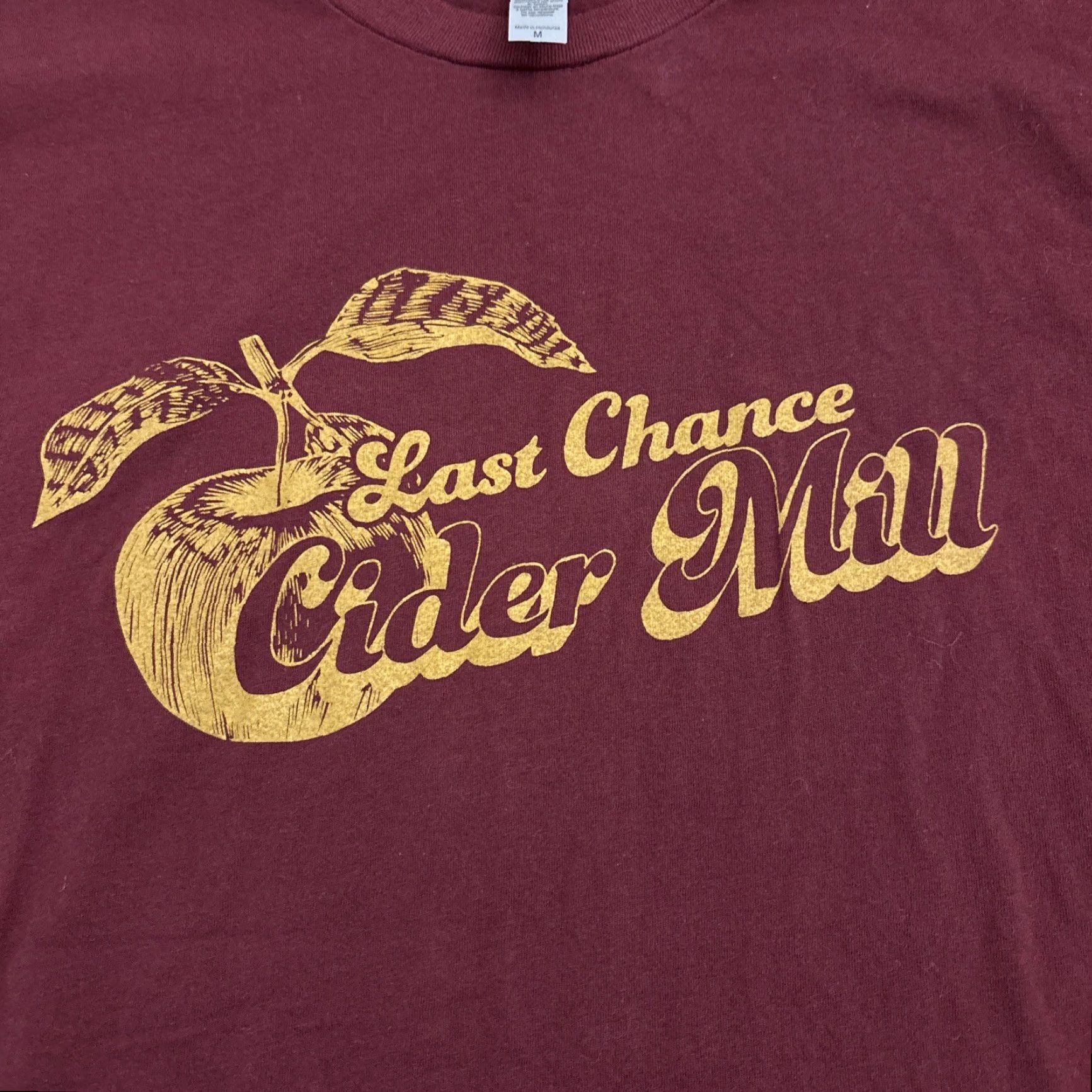 Next Level Last Chance Cider Mill Montana Brewery T Shirt Size M Red Size US M / EU 48-50 / 2 - 2 Thumbnail