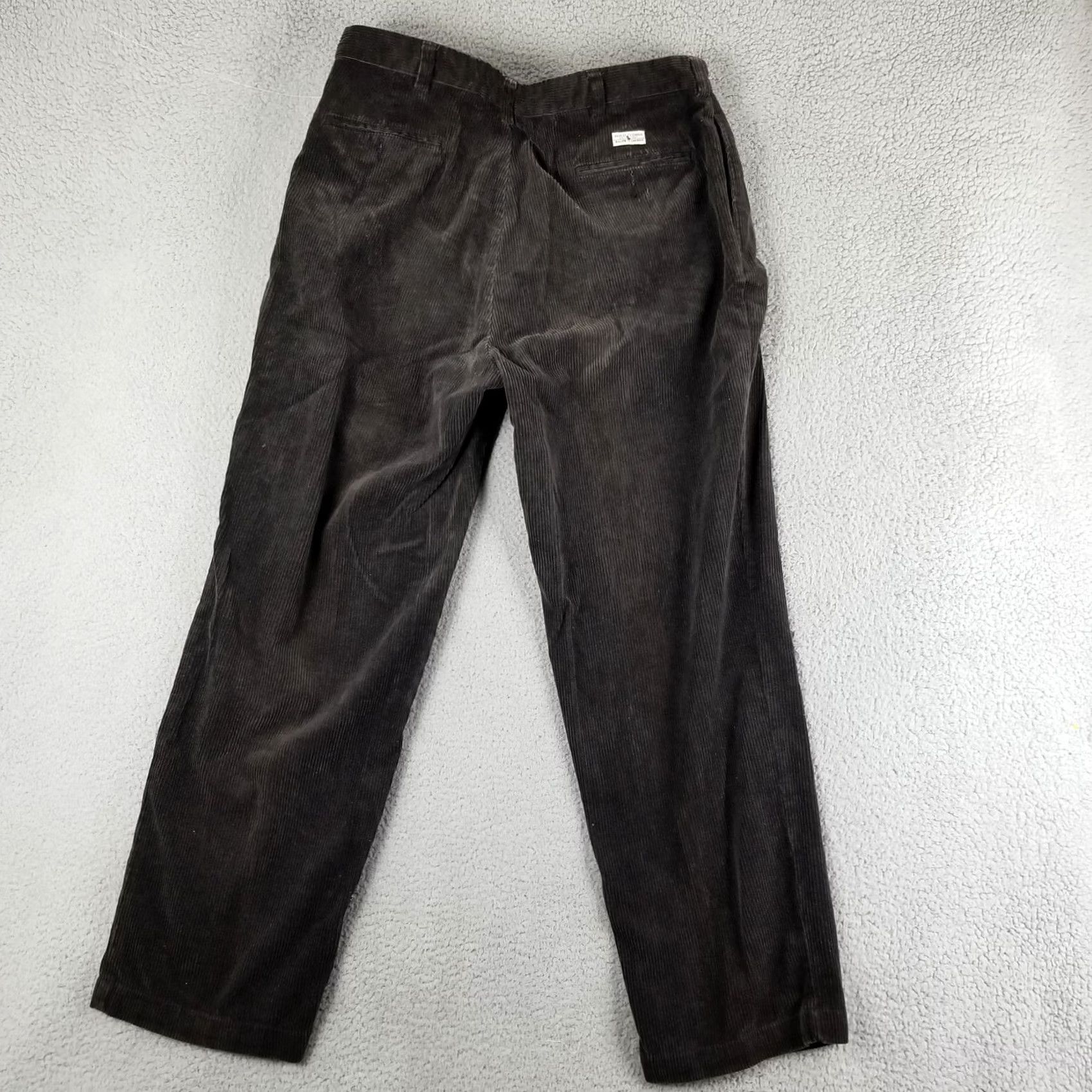 Polo Ralph Lauren Polo Ralph Lauren Corduroy Pants VTG 38X30 Coffee Brown Pleated Chunky Cord Pony Mens Pants Brown Corduroy 5-Pocket Size US M / EU 48-50 / 2 - 5 Thumbnail