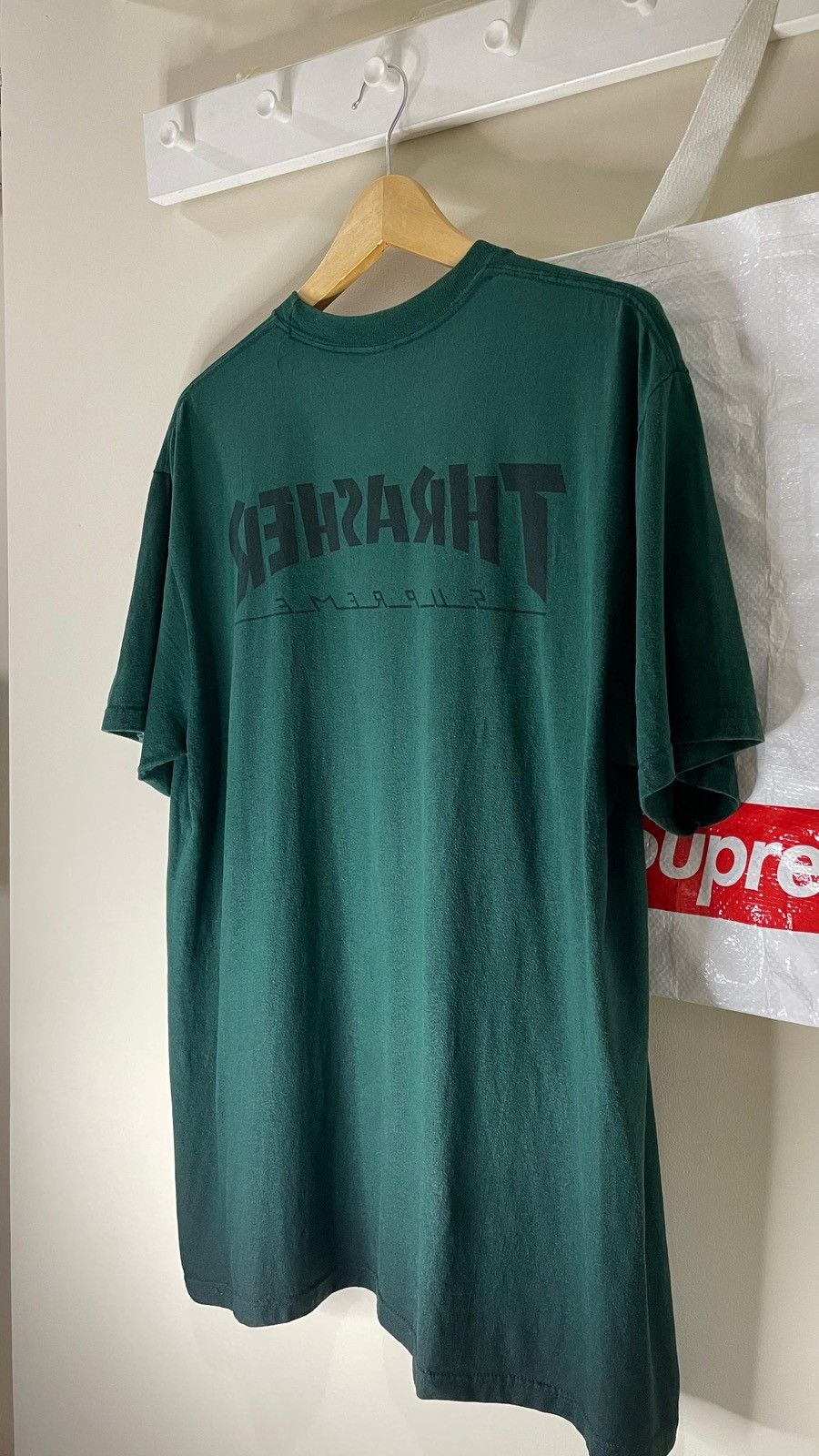 Supreme × Thrasher Supreme x Thrasher Game Tee Dark Green FW21 Size US L / EU 52-54 / 3 - 2 Thumbnail