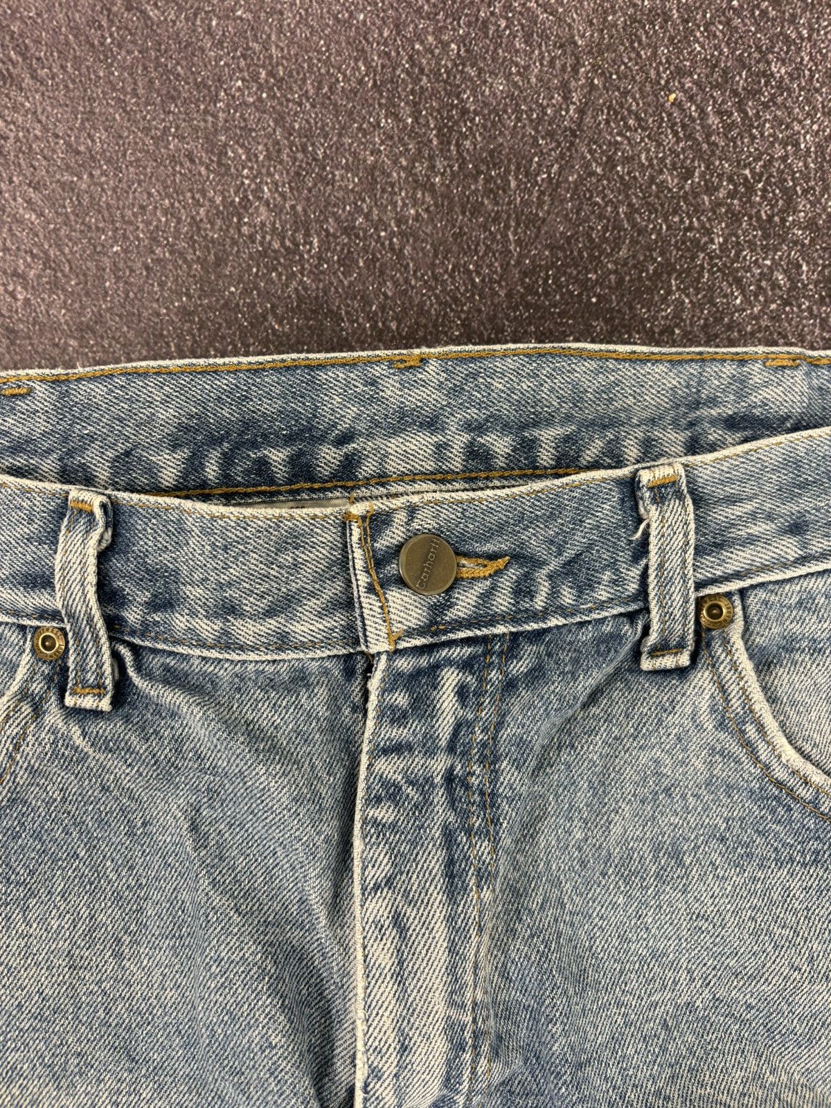 Carhartt Vintage 90s Carhartt USA Faded Washed Baggy Jeans Size US 36 / EU 52 - 15 Thumbnail
