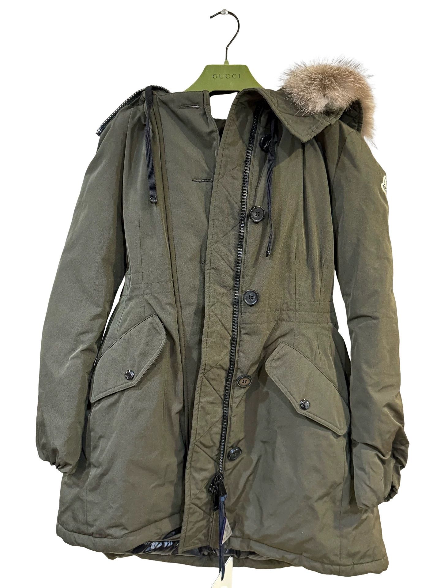 Moncler Moncler Fur Trim Monticole Down Parka Size 1 Size S / US 4 / IT 40 - 1 Thumbnail