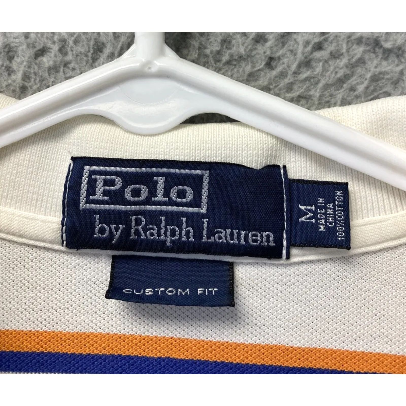 Polo Ralph Lauren VINTAGE Polo Ralph Lauren Shirt Mens M Cotton Short Sleeve Button Stripe Men’s 105-34 Size US M / EU 48-50 / 2 - 4 Thumbnail