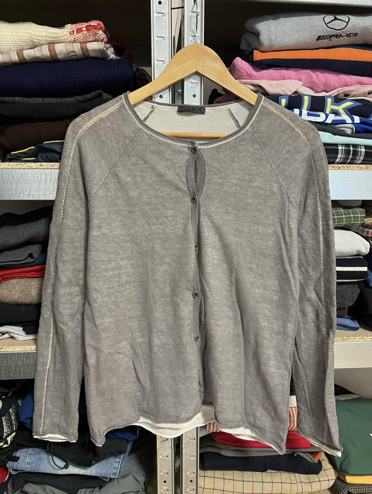 Other Oska Mesh Button Cardigan Long Sleeve Avant Garde Size 2 Size S / US 4 / IT 40 - 1 Thumbnail